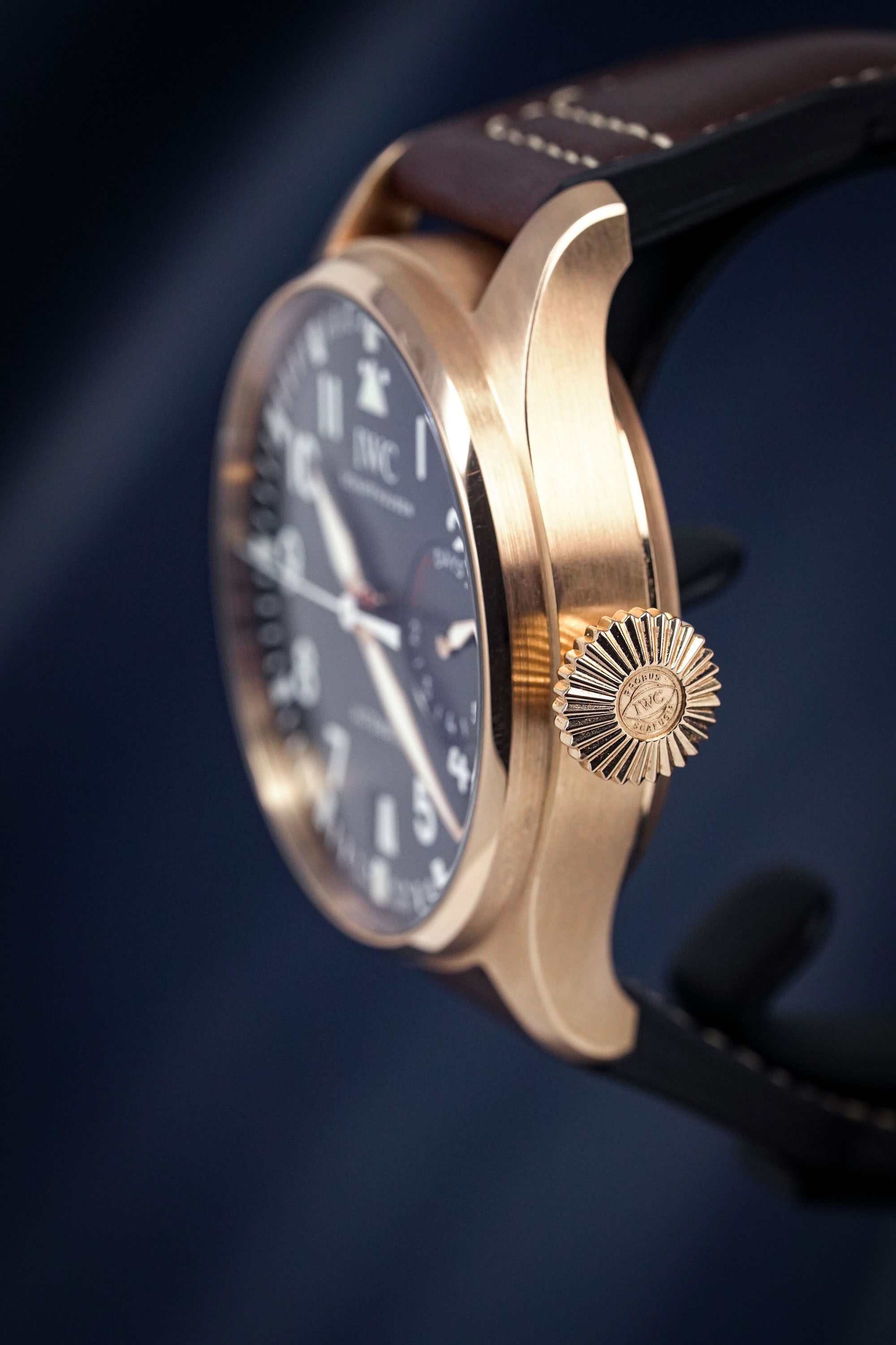 Iwc big best sale pilot rose gold