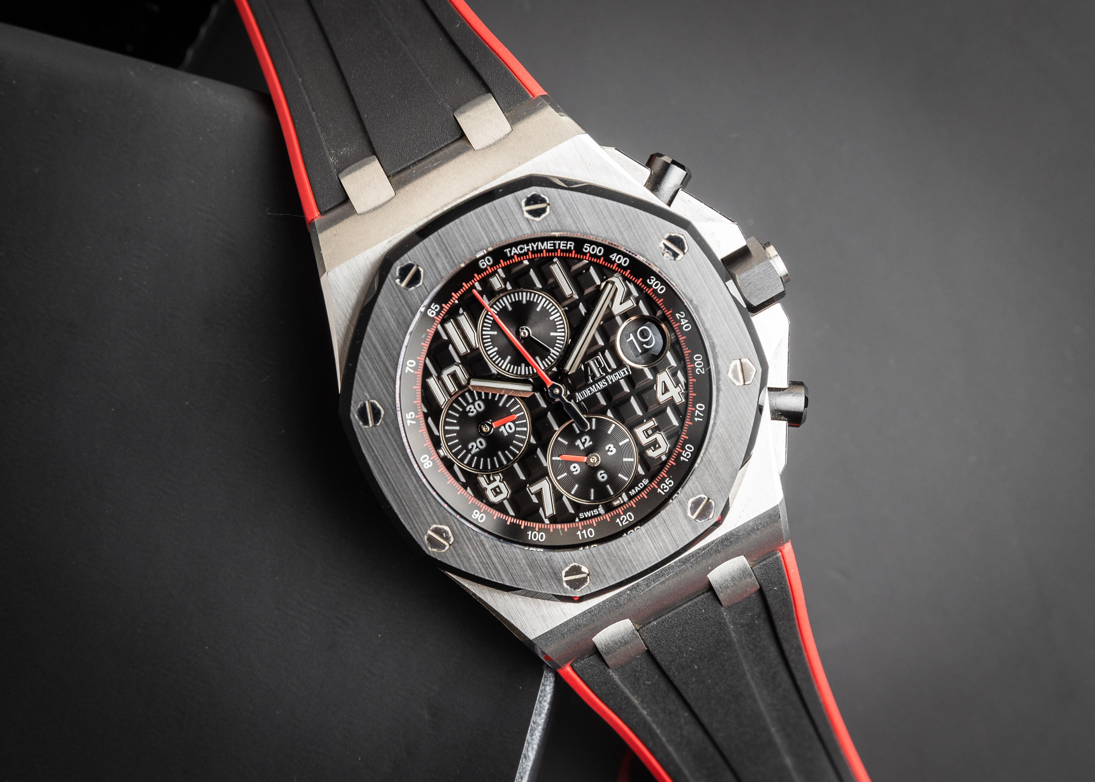 Audemars Piguet Royal Oak Offshore Chronograph 42mm AP Vampire... for  $24,750 for sale from a Trusted Seller on Chrono24