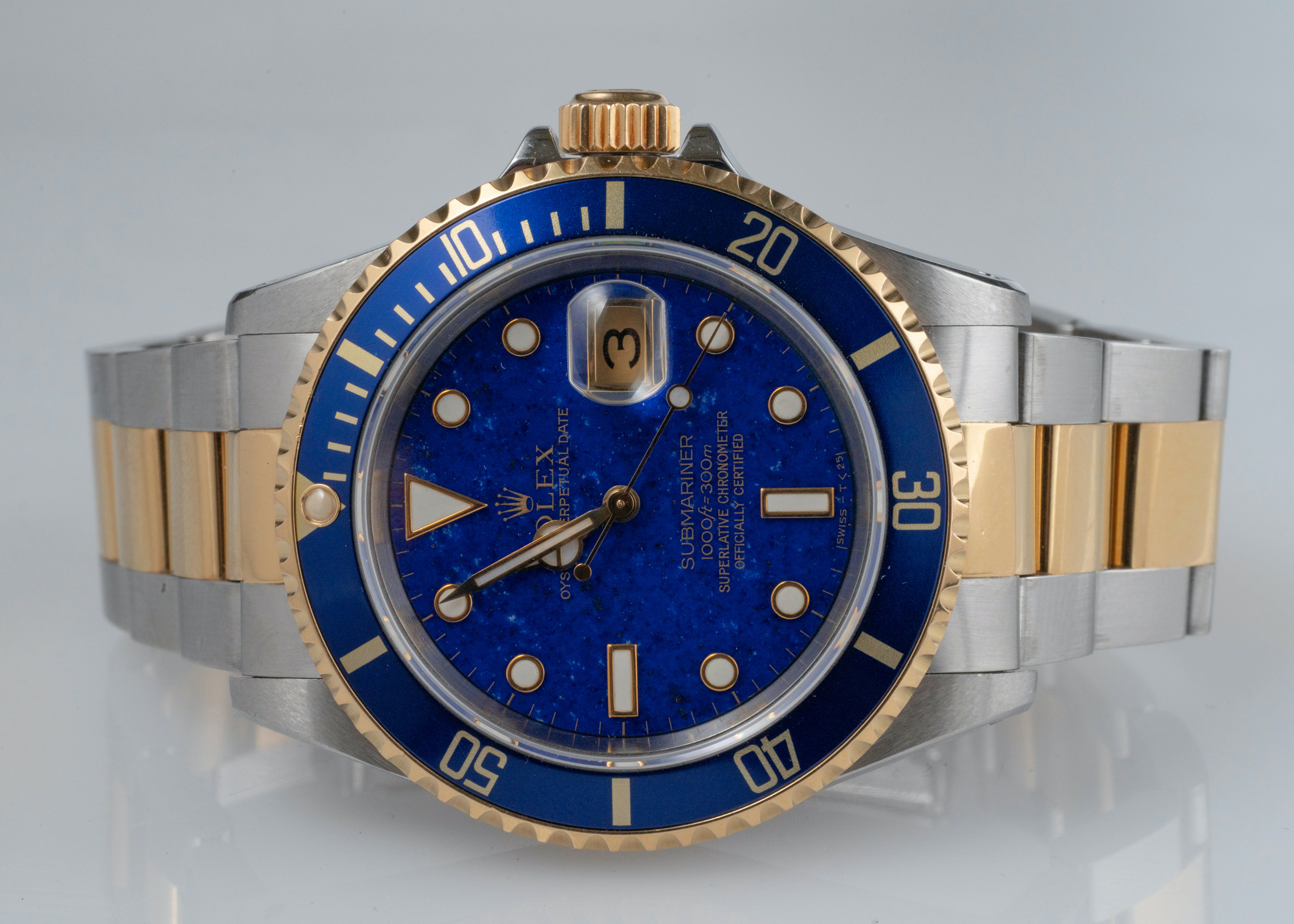 Rolex blue discount submariner for sale