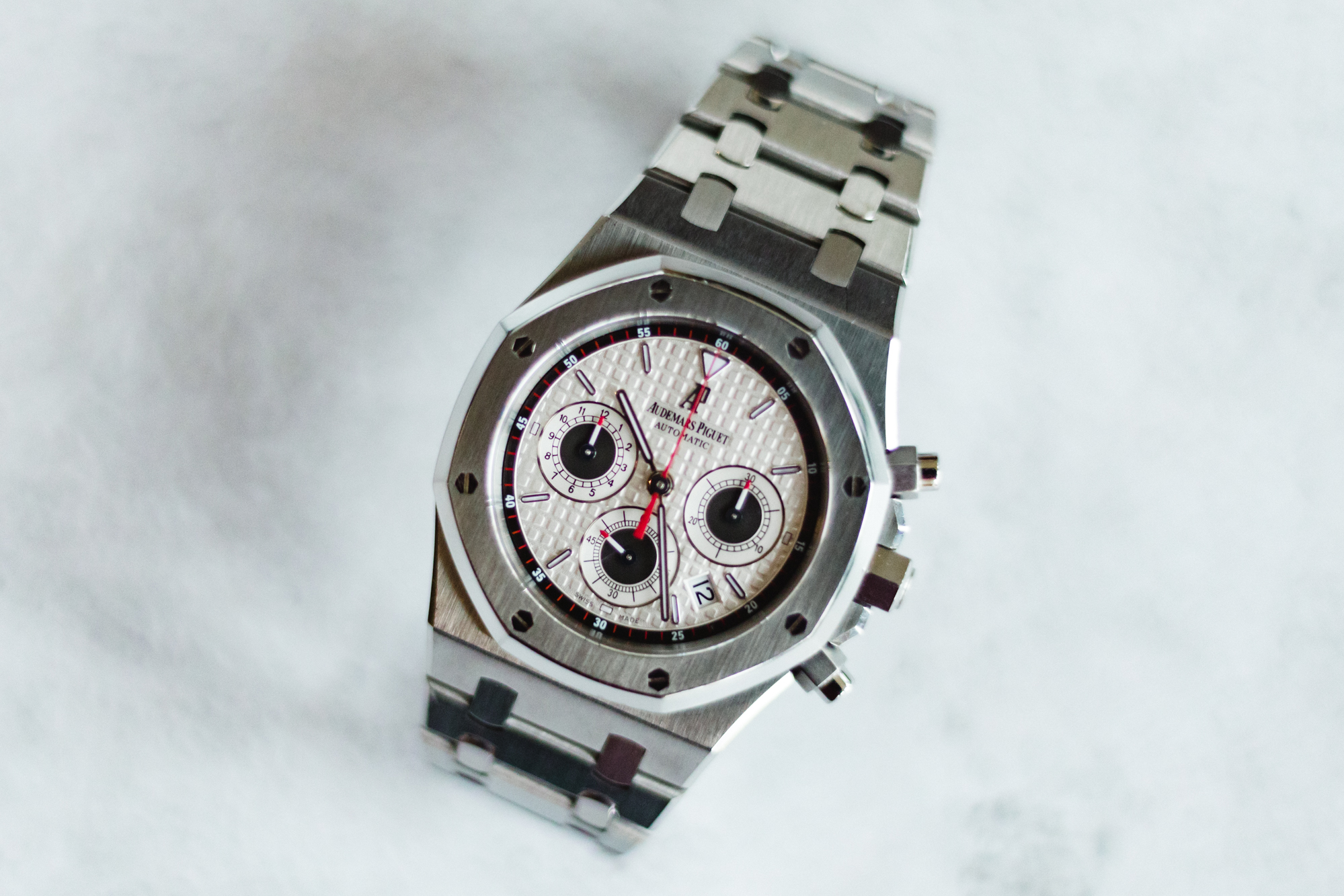 Cadran Audemars Piguet Panda Pour Royal Oak Ref 25860 26300 ST - Occasion, Modèle Kasparov 39mm, Bleu