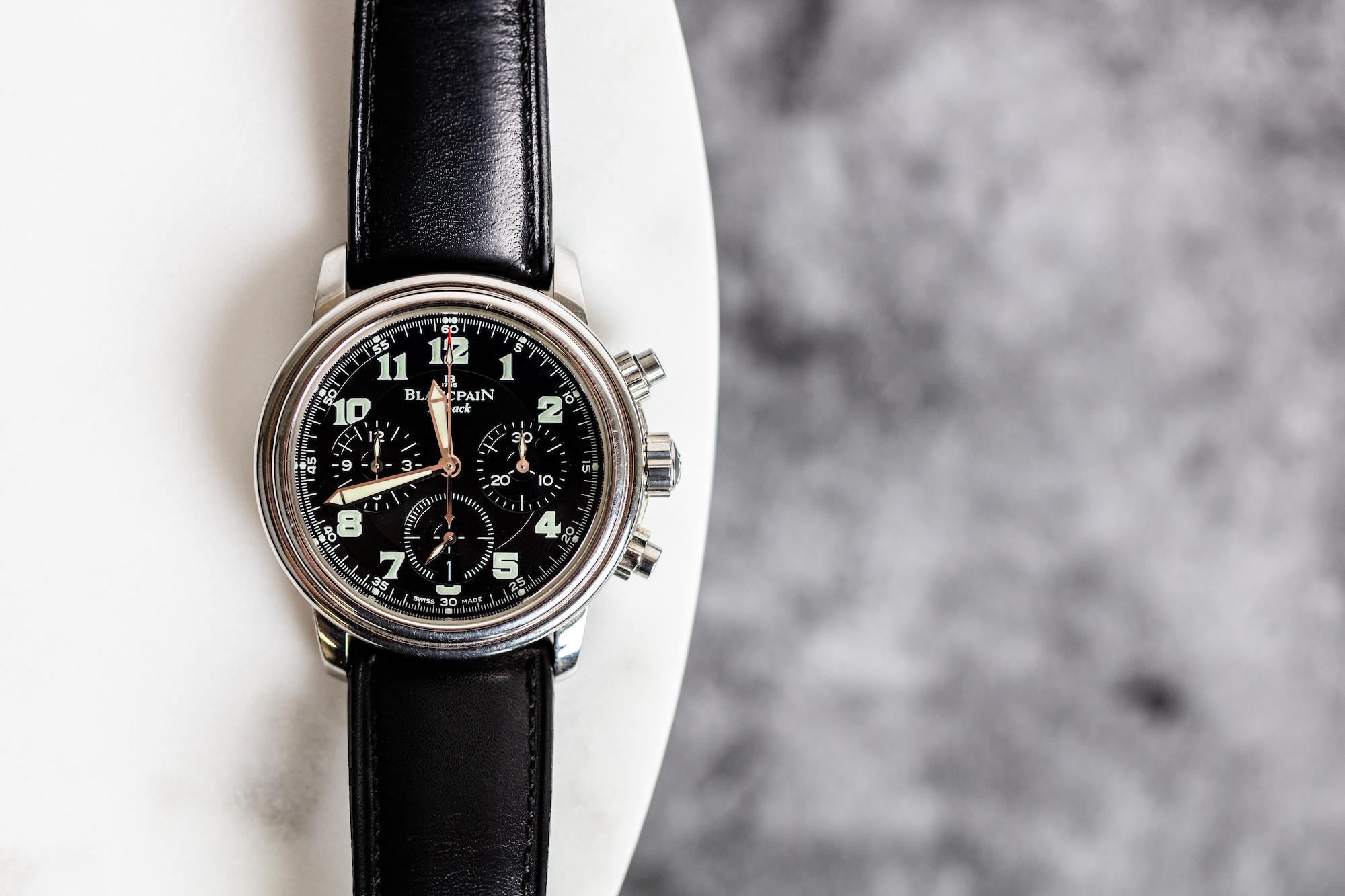 1997 BLANCPAIN FLYBACK CHRONOGRAPH 'LEMAN' for sale by auction in