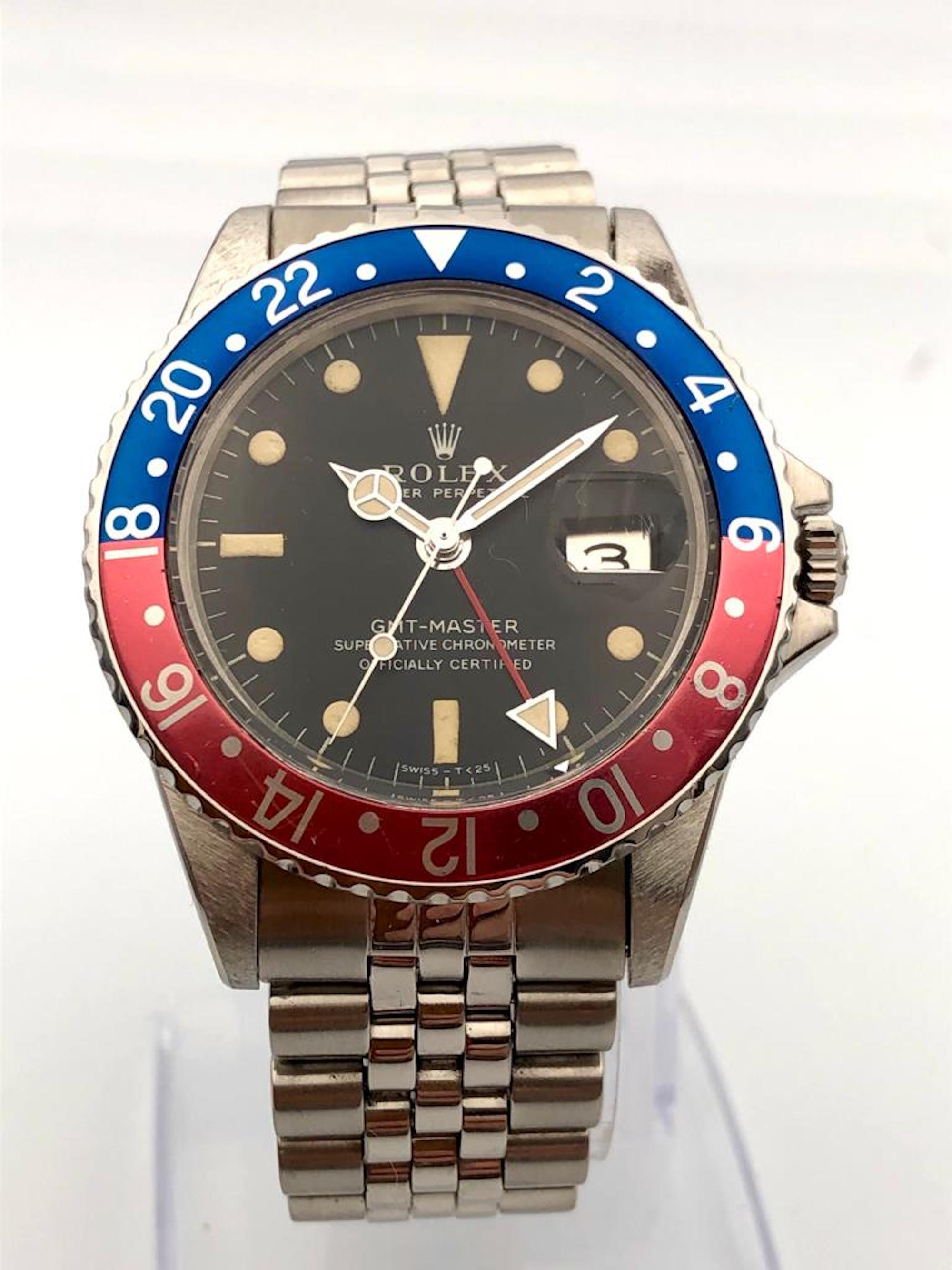 1967 rolex gmt master pepsi