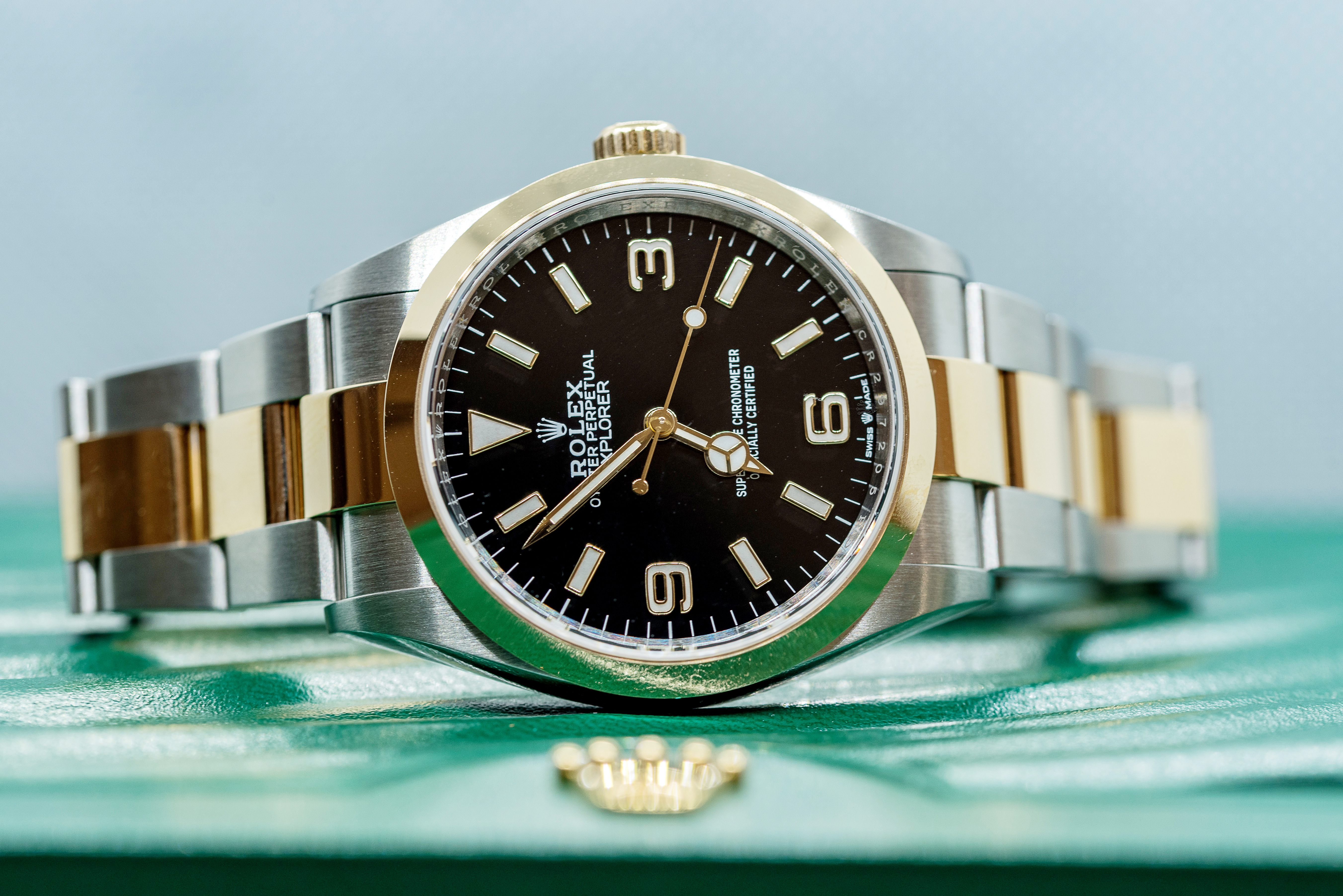 Rolex explorer discount 39mm for sale