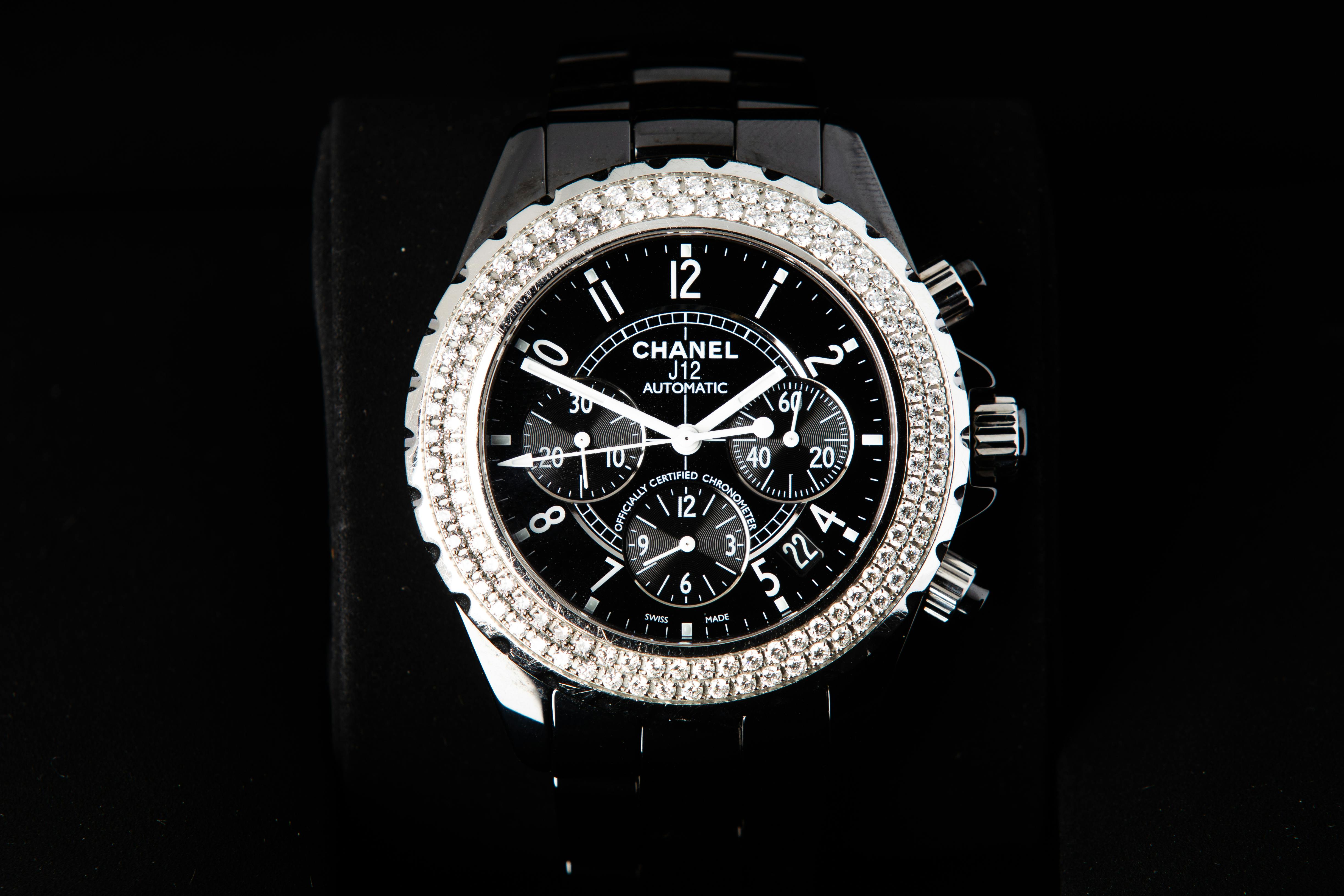 Chanel J12 White Ceramic 41mm Chronograph Watches