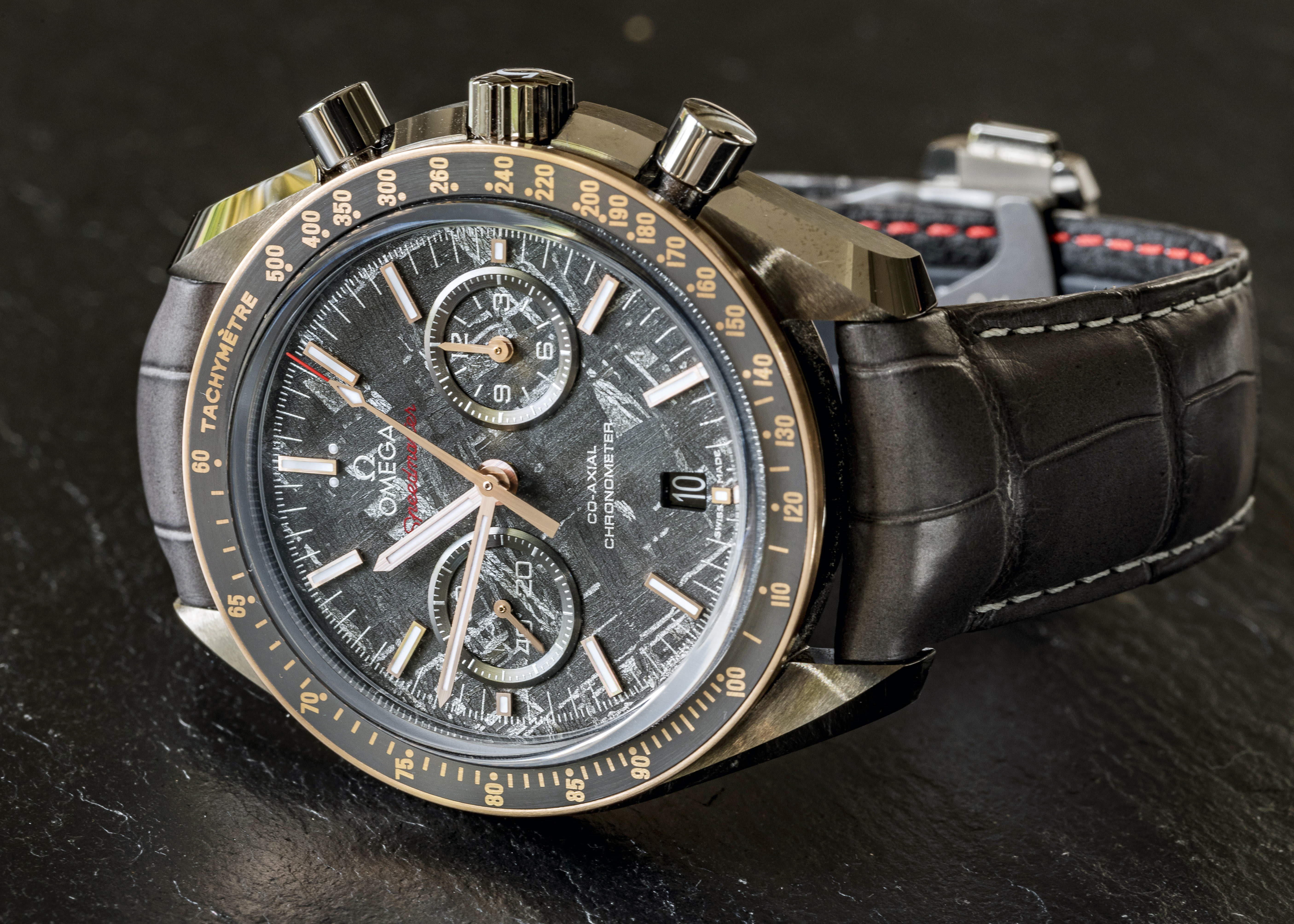 Omega speedmaster grey side of the moon on sale meteorite