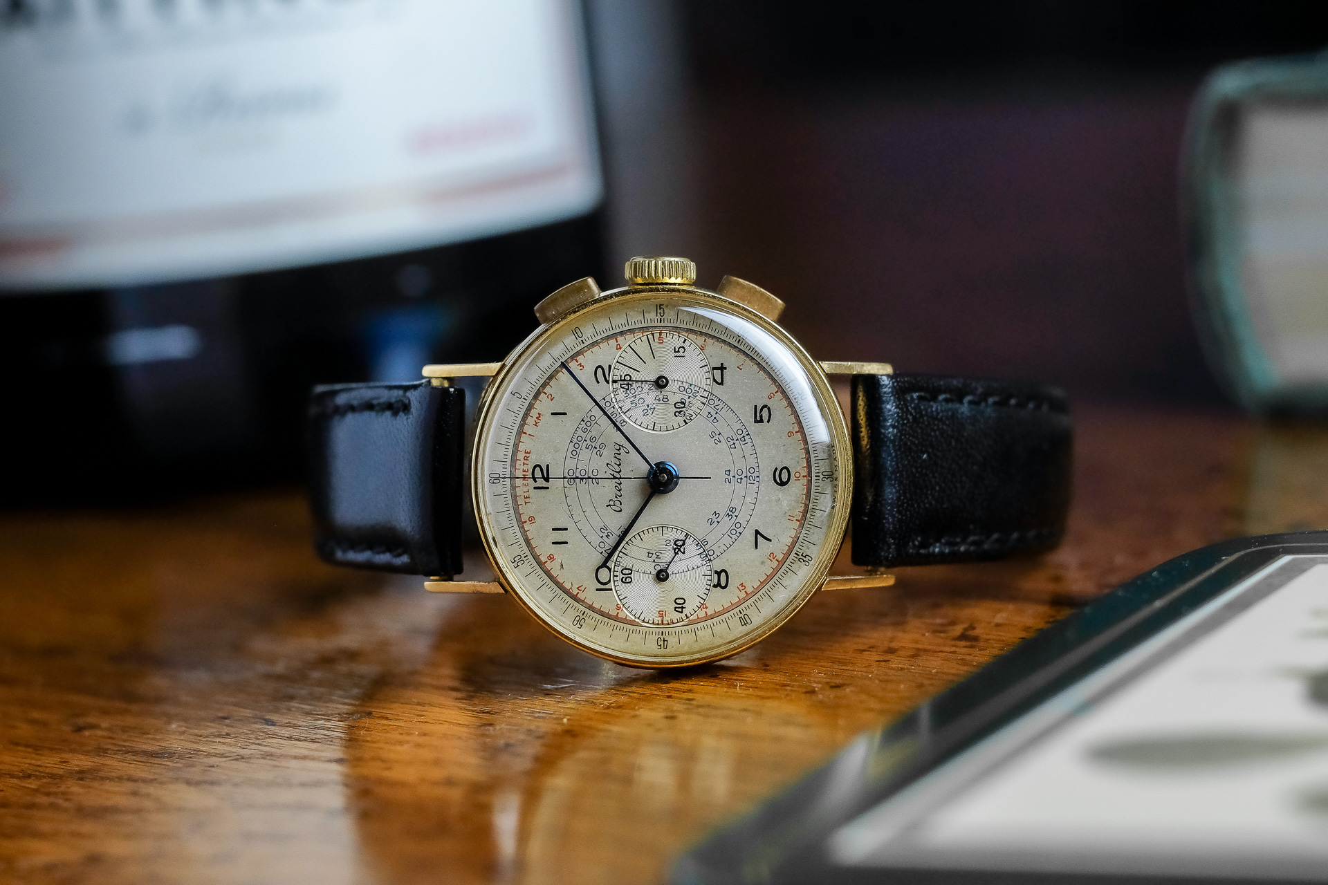 1940 S BREITLING CHRONOGRAPH for sale by auction in Dymock