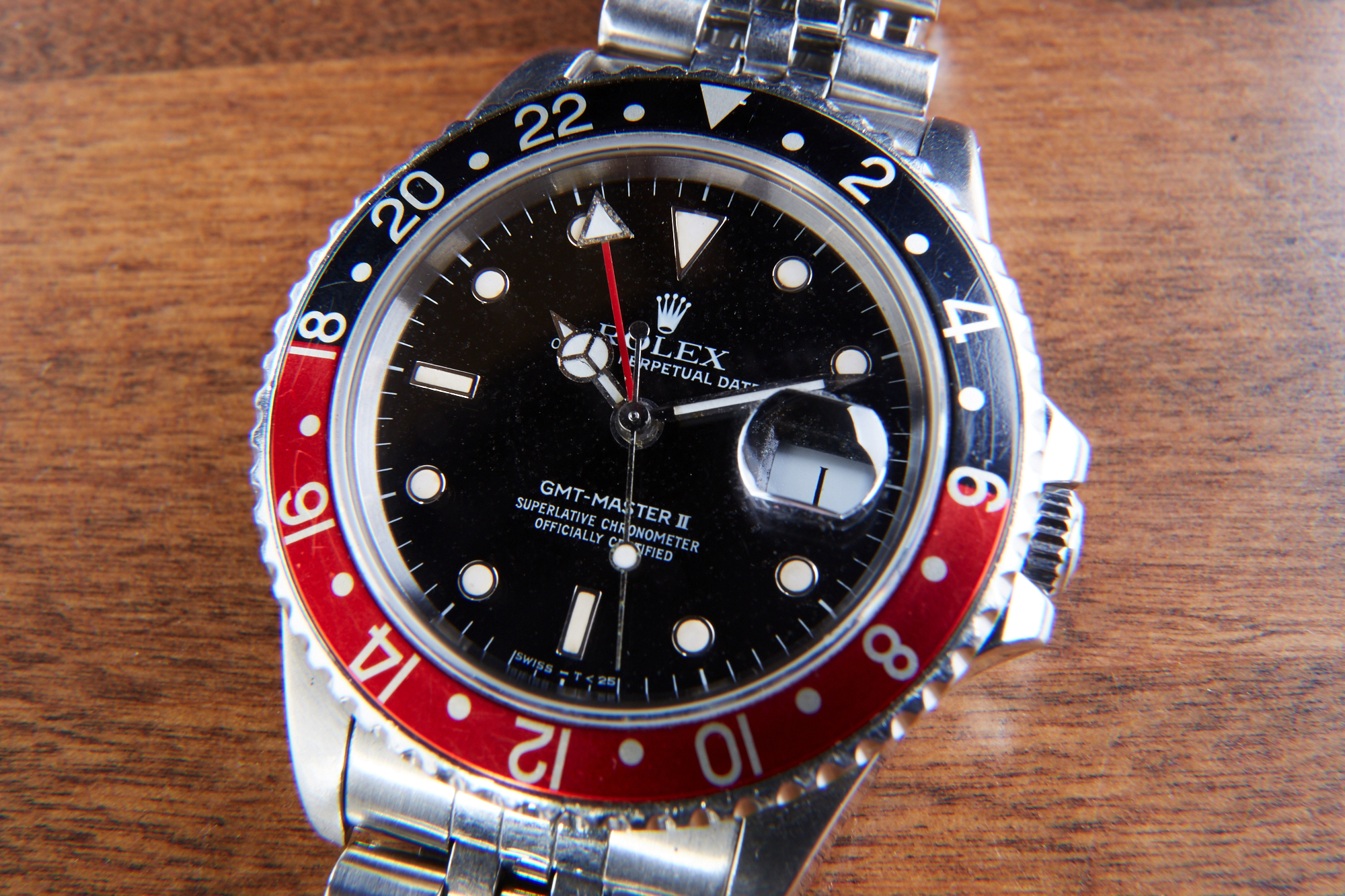 1988 ROLEX GMT MASTER II for sale by auction in Crewe Cheshire