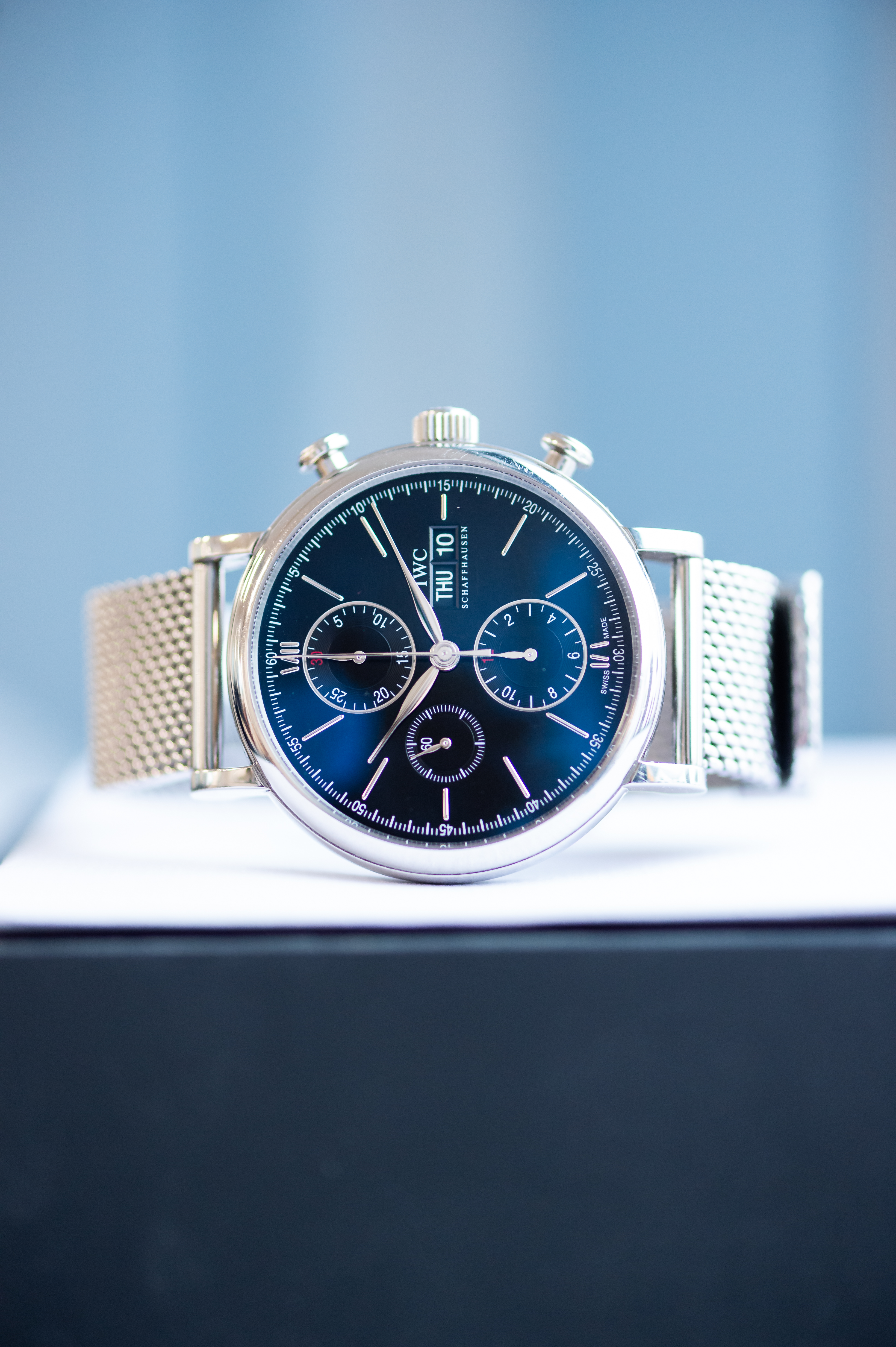 Iwc portofino chronograph deals milanese bracelet