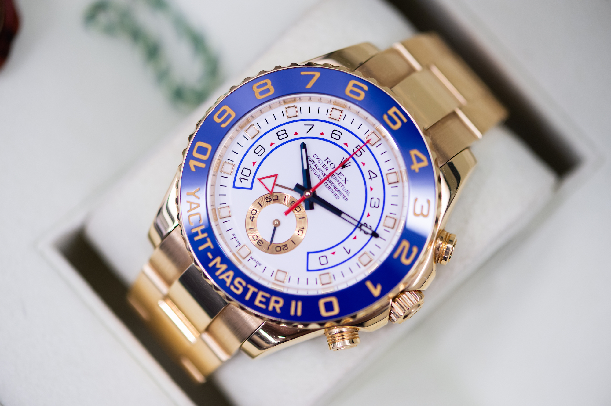 Rolex yacht master 2024 2 gold for sale