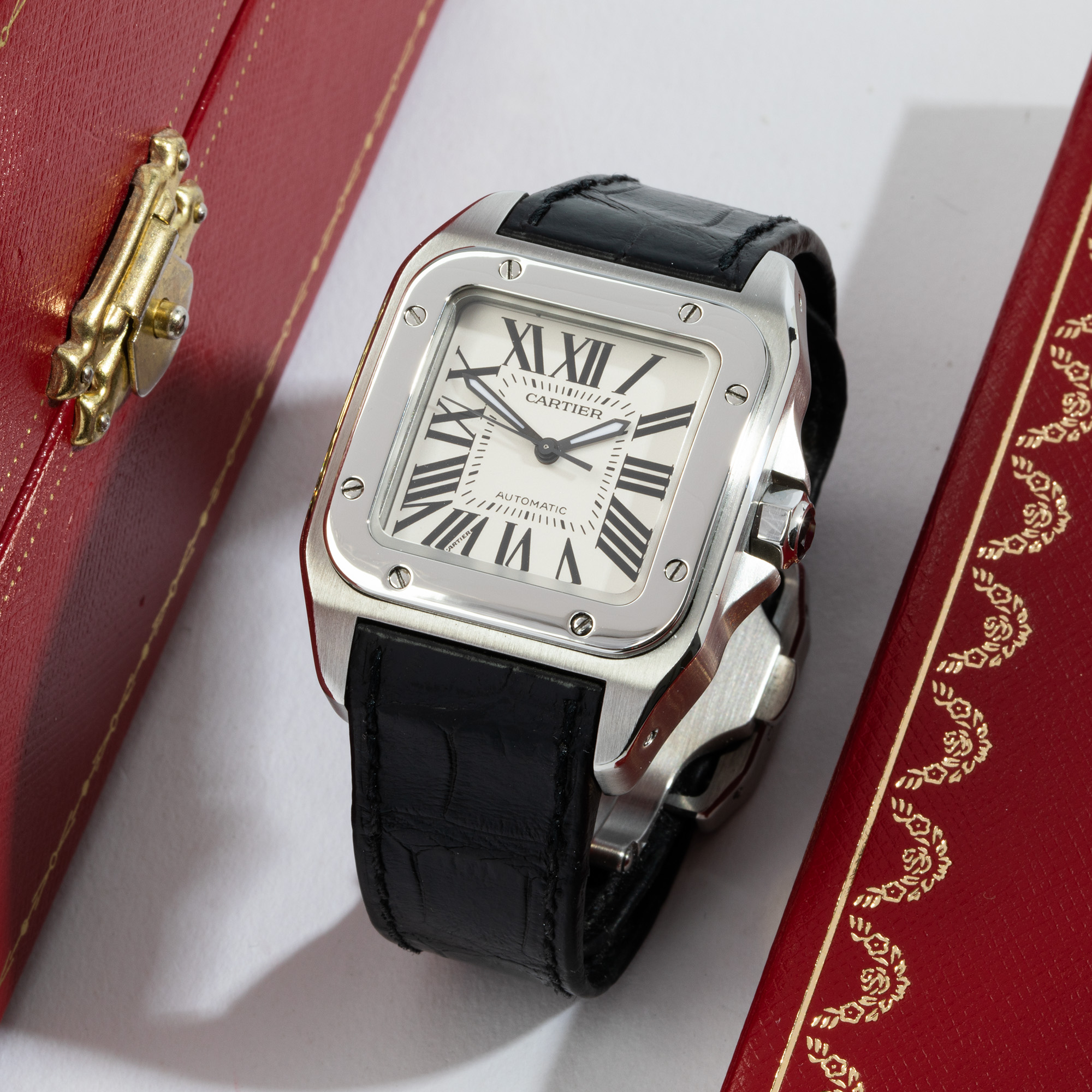 2010 CARTIER SANTOS 100 MIDI for sale by auction in Bishop s