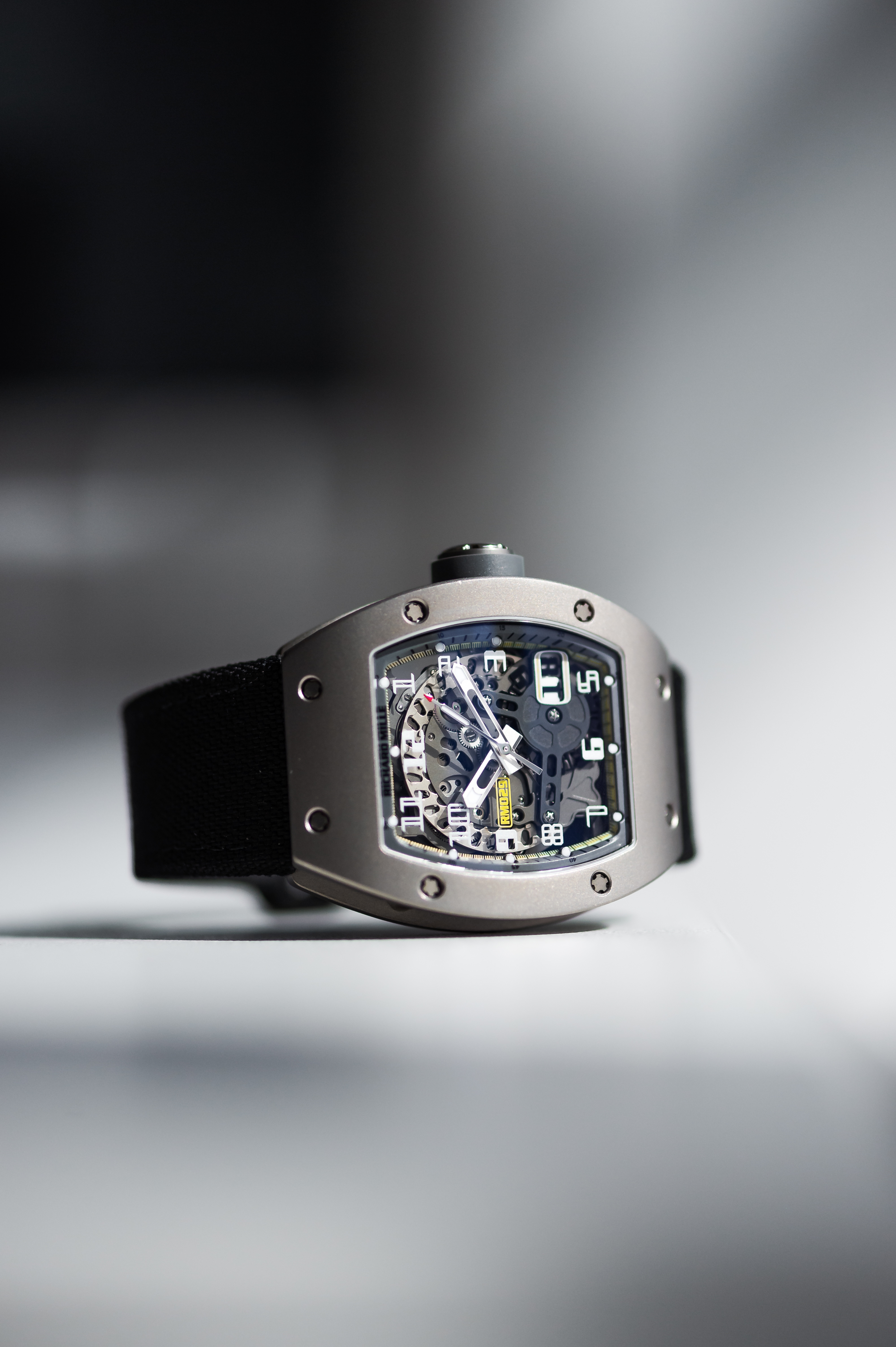 2014 RICHARD MILLE RM 029 ALL GREY BOUTIQUE EDITION YELLOW FLASH