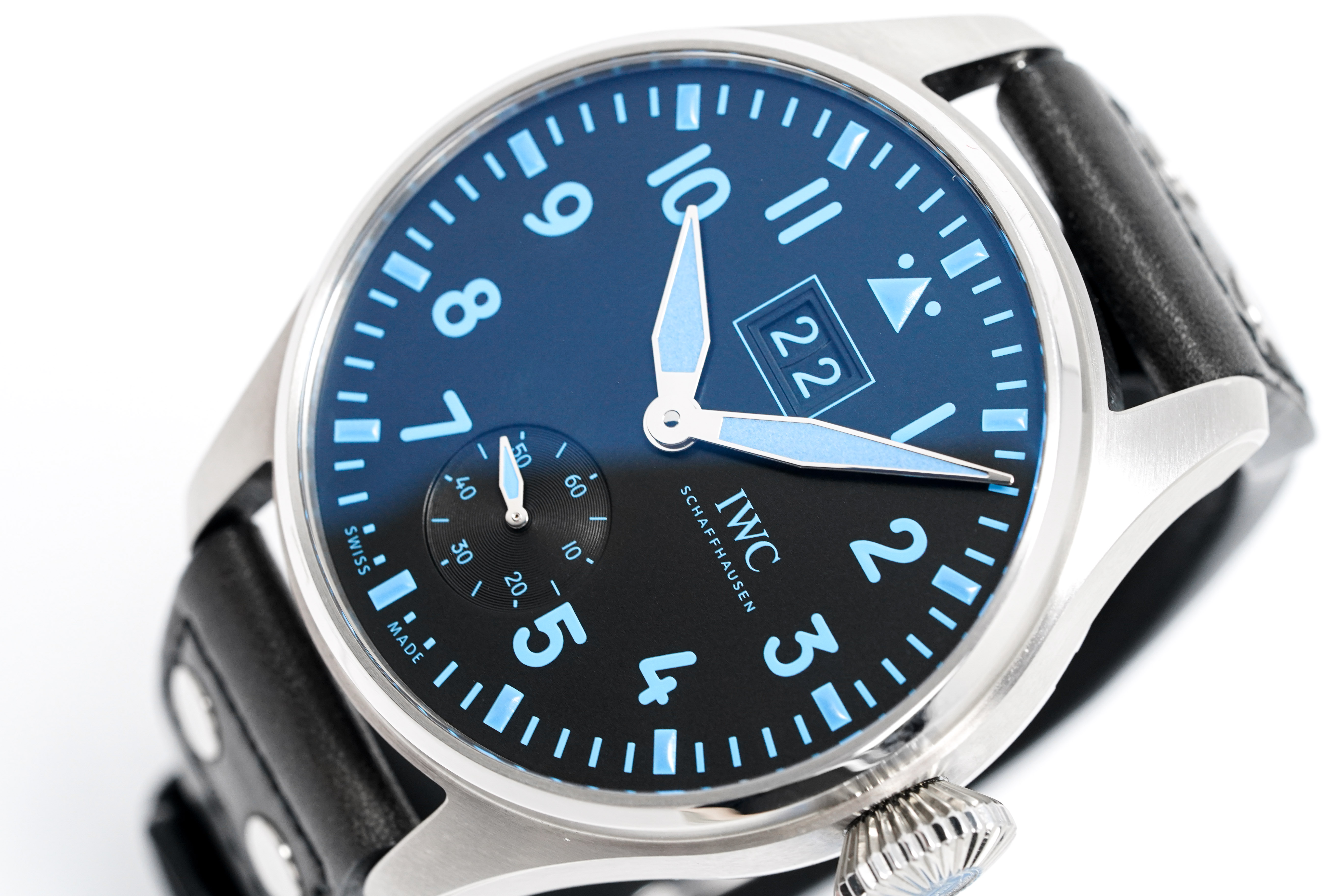 2022 IWC BIG PILOT S BIG DATE BUCHERER BLUE for sale by auction in