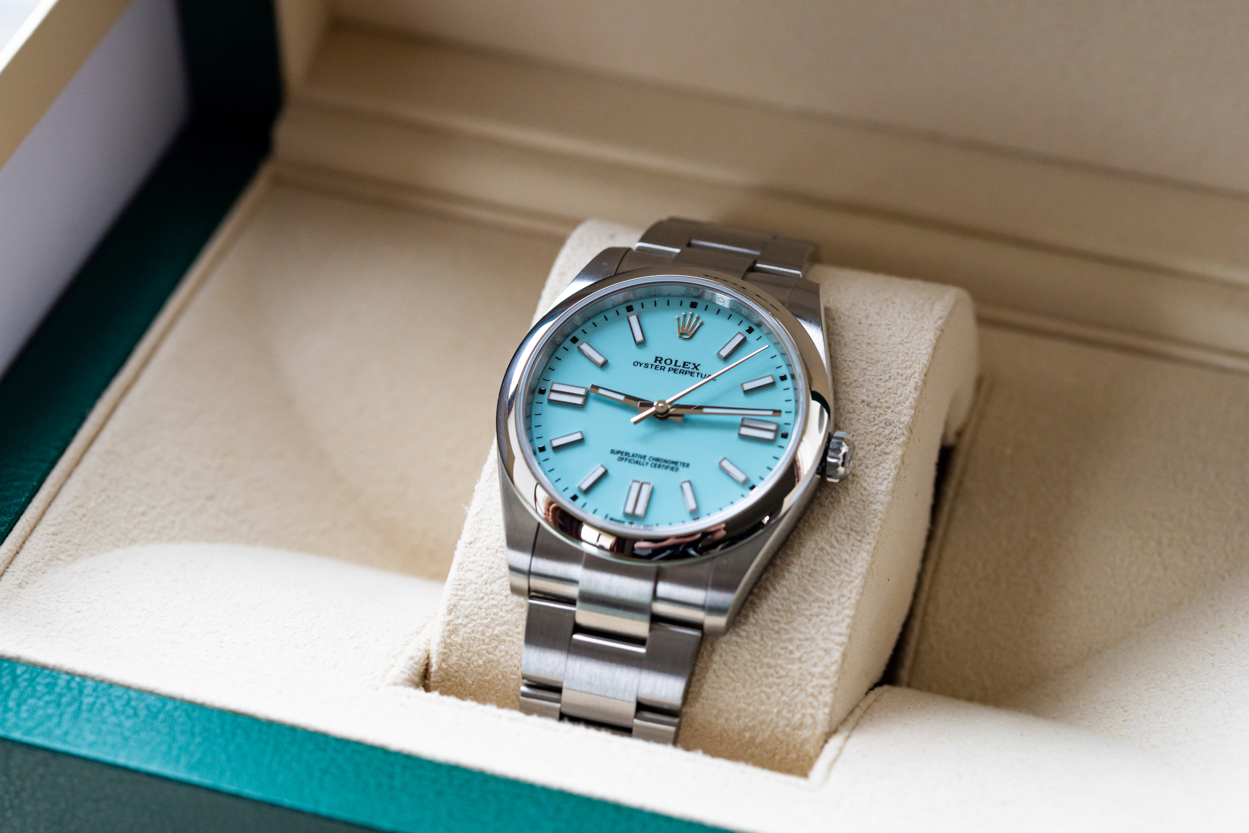 Rolex oyster 2024 perpetual 41 tiffany