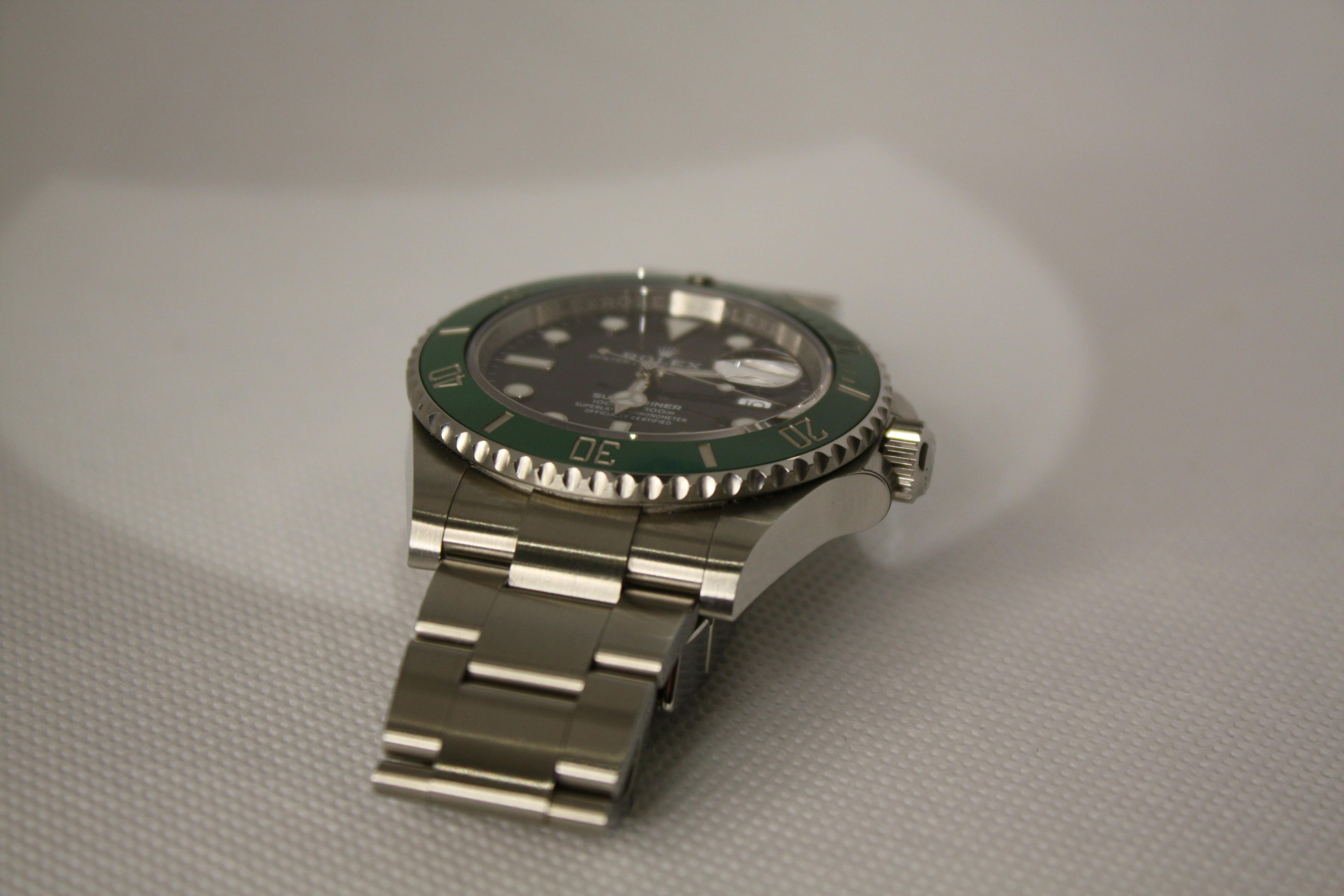 Bonhams : Rolex. A stainless steel automatic calendar bracelet watch  Submariner 'Starbucks', Ref 126610LV, Purchased 21st August 2021
