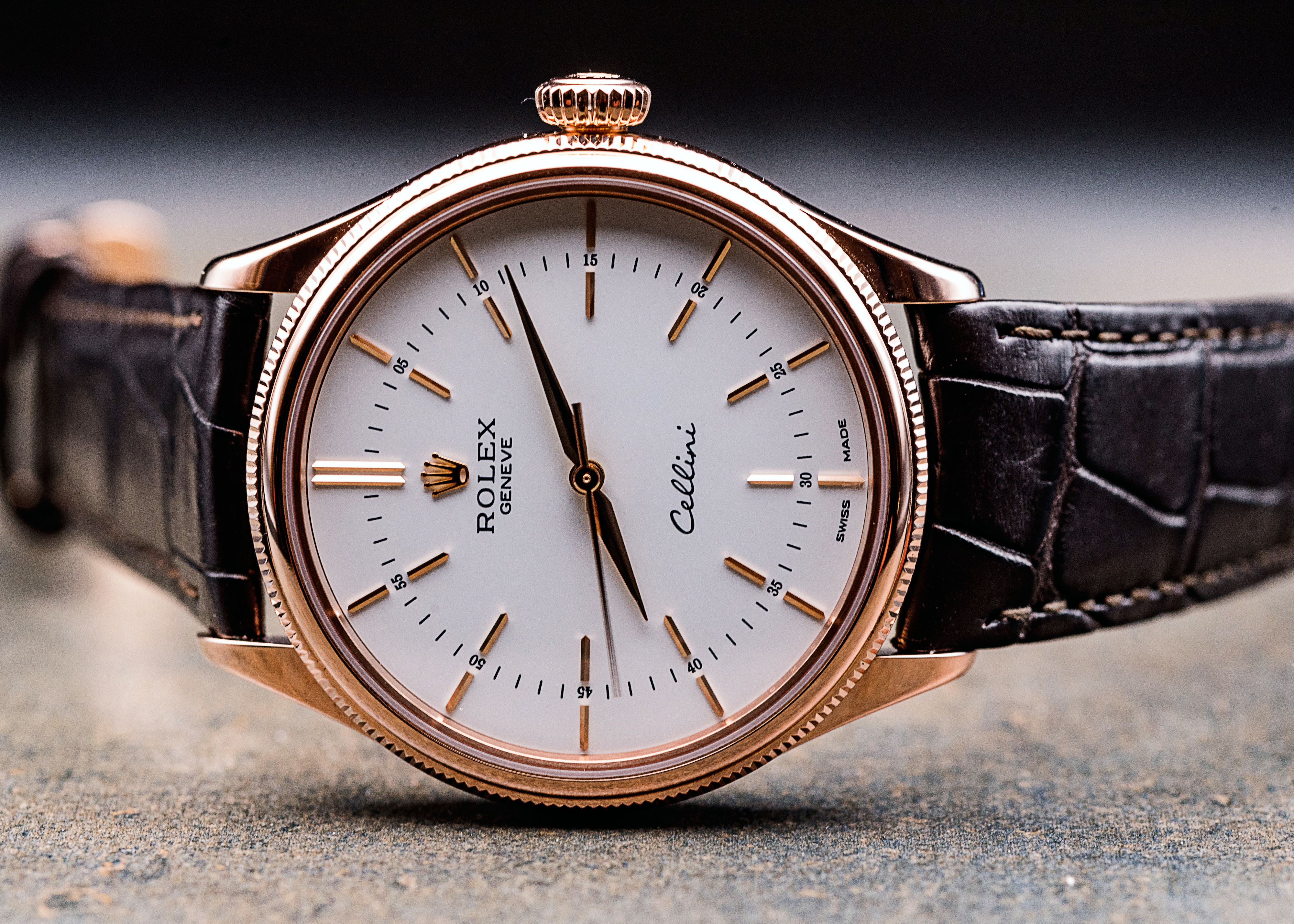 Rolex cellini 2025 time rose gold