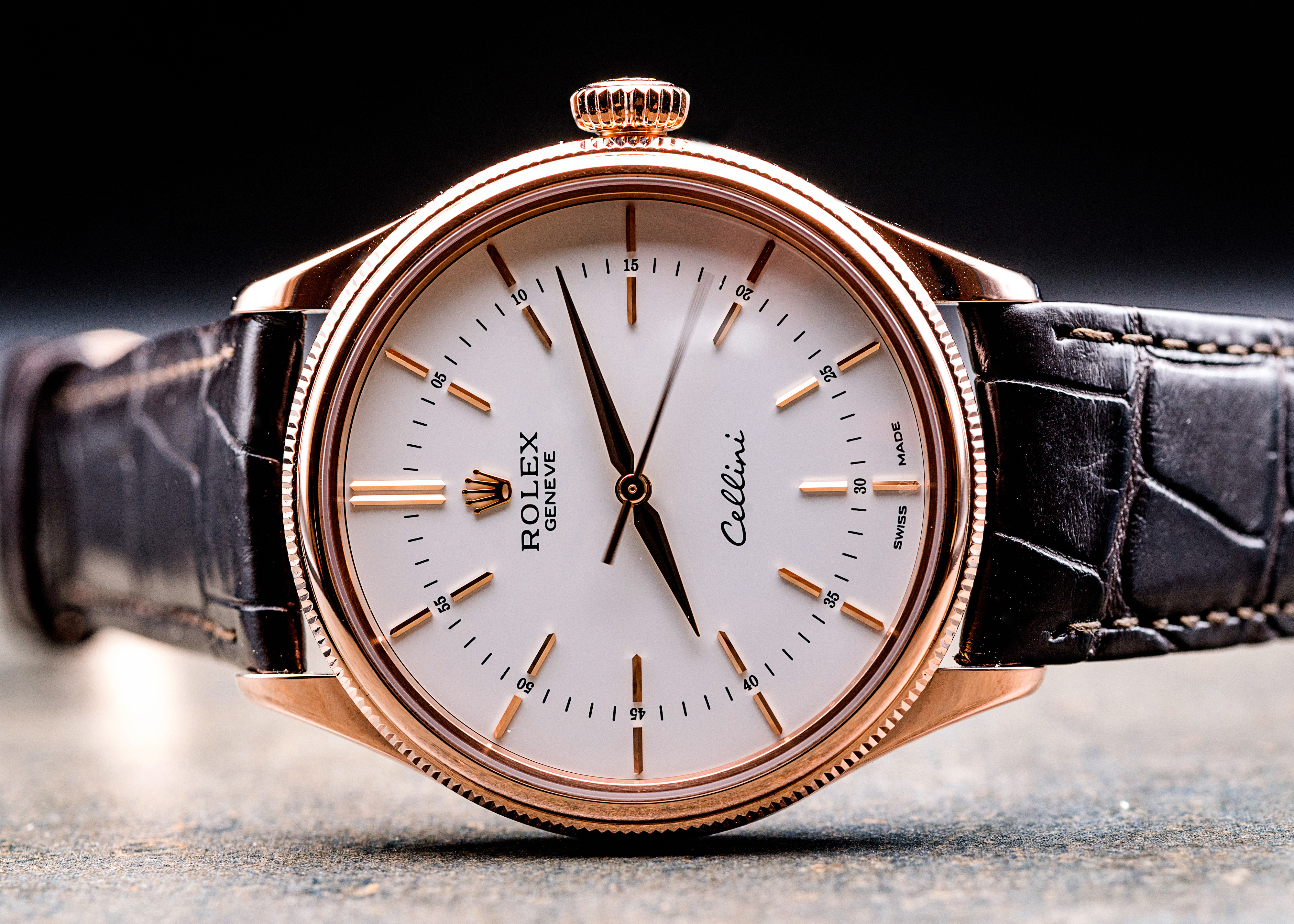 Rolex cellini 2025 time rose gold