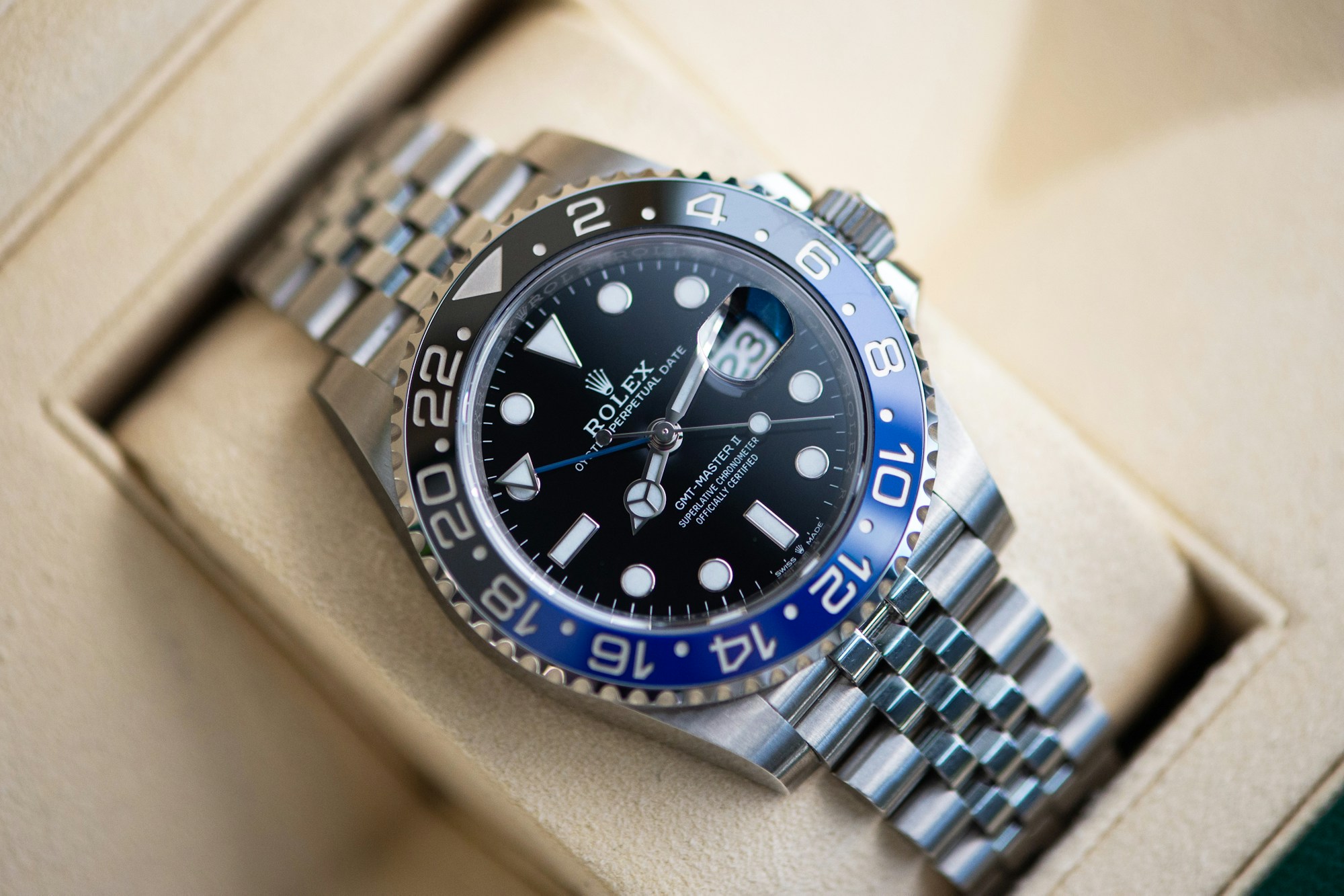 Watch Rolex Submariner Rolex Batman Cote 2019 ROLEX GMT