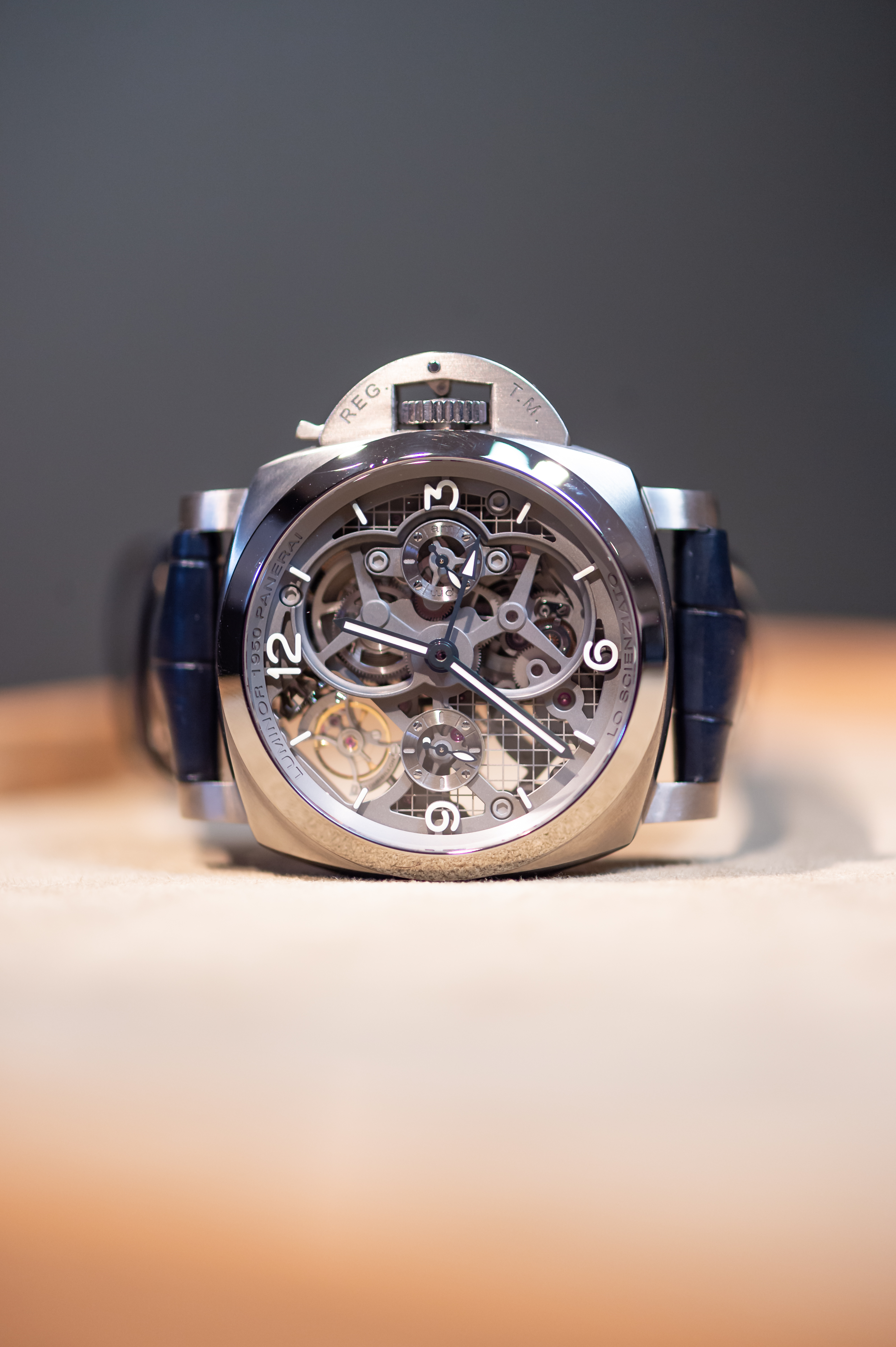 2018 PANERAI LUMINOR 1950 TOURBILLON GMT TITANIO for sale by