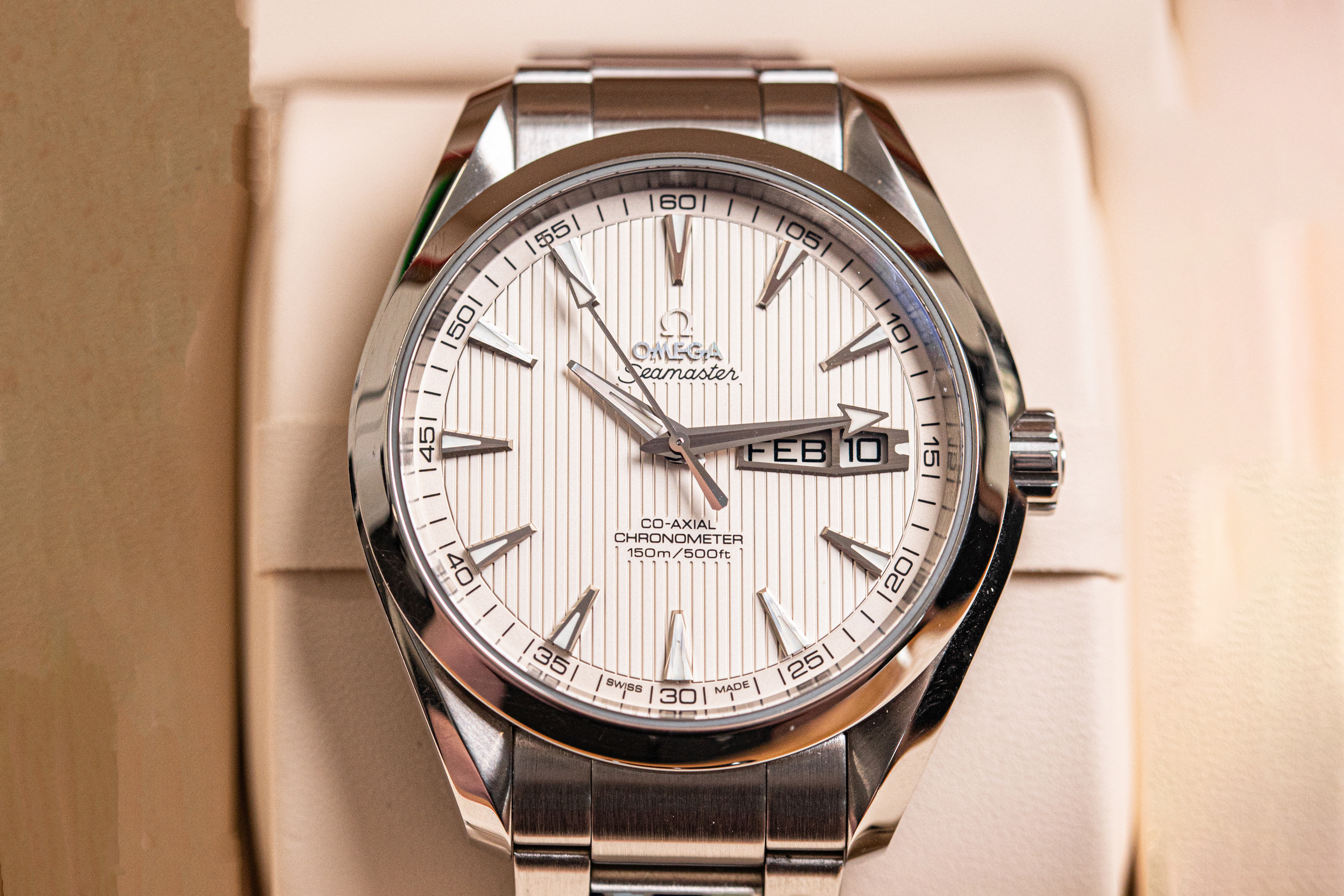 Omega seamaster aqua sale terra annual calendar 43mm