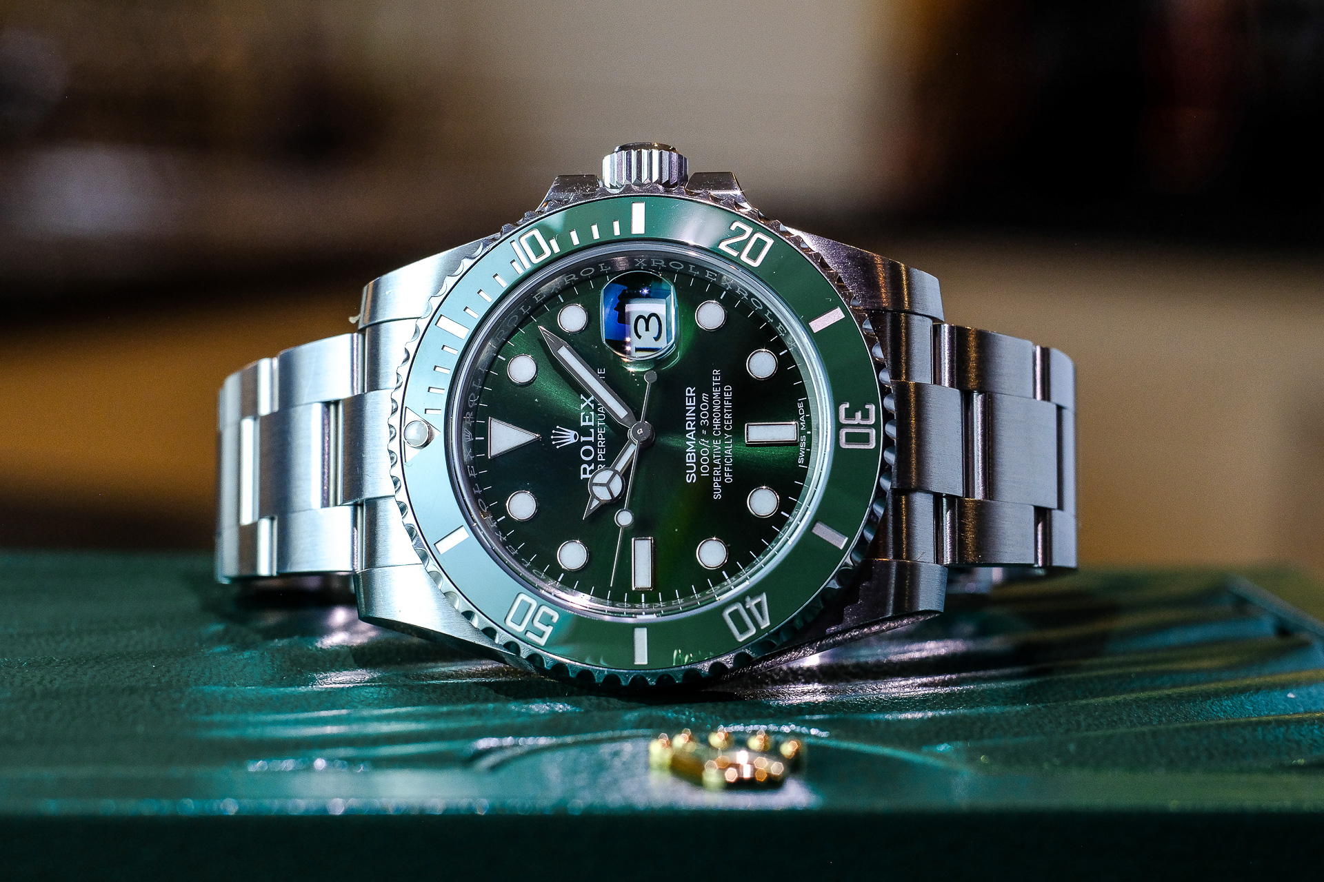 Green hulk discount rolex for sale