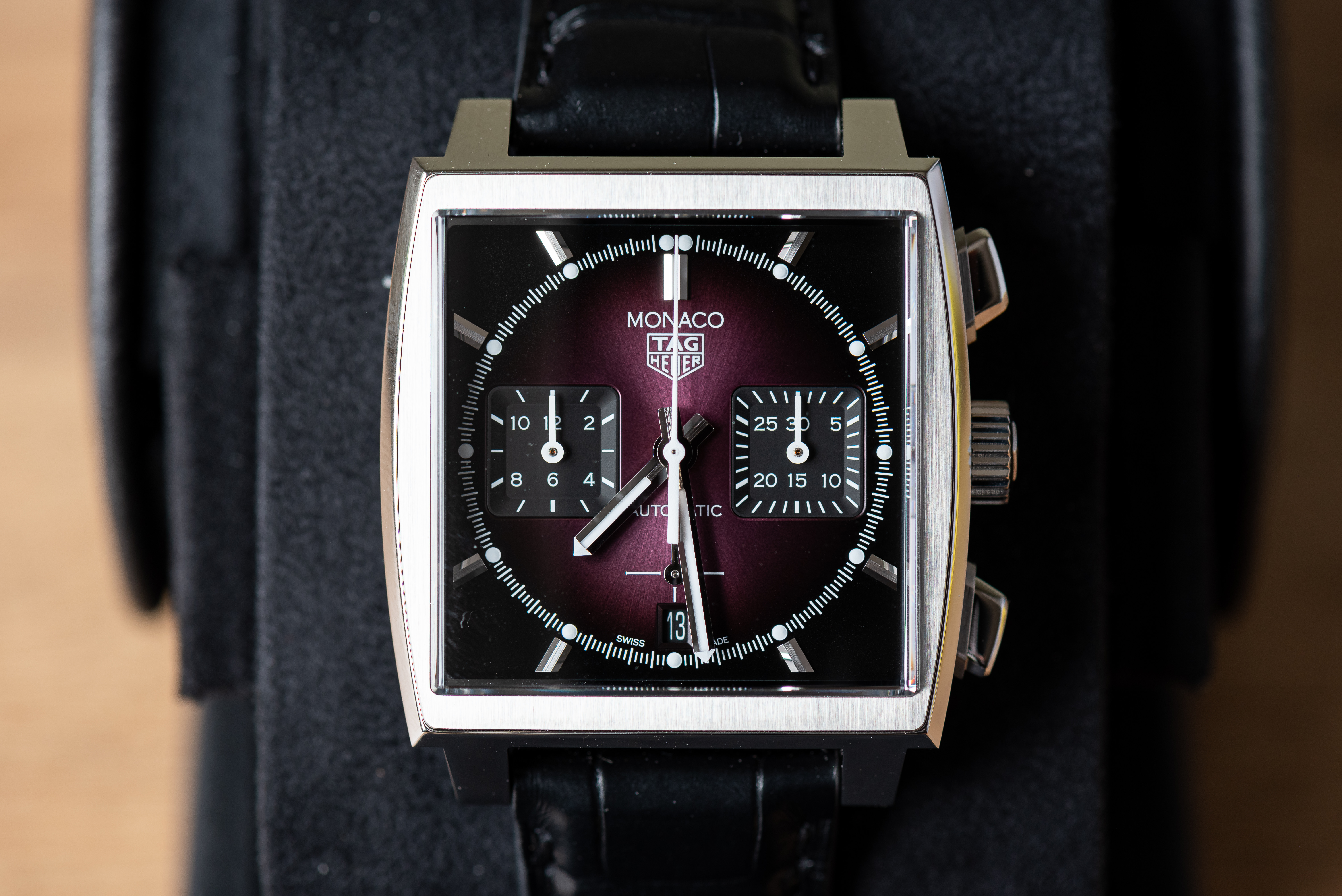2022 TAG HEUER MONACO PURPLE DIAL LIMITED EDITION
