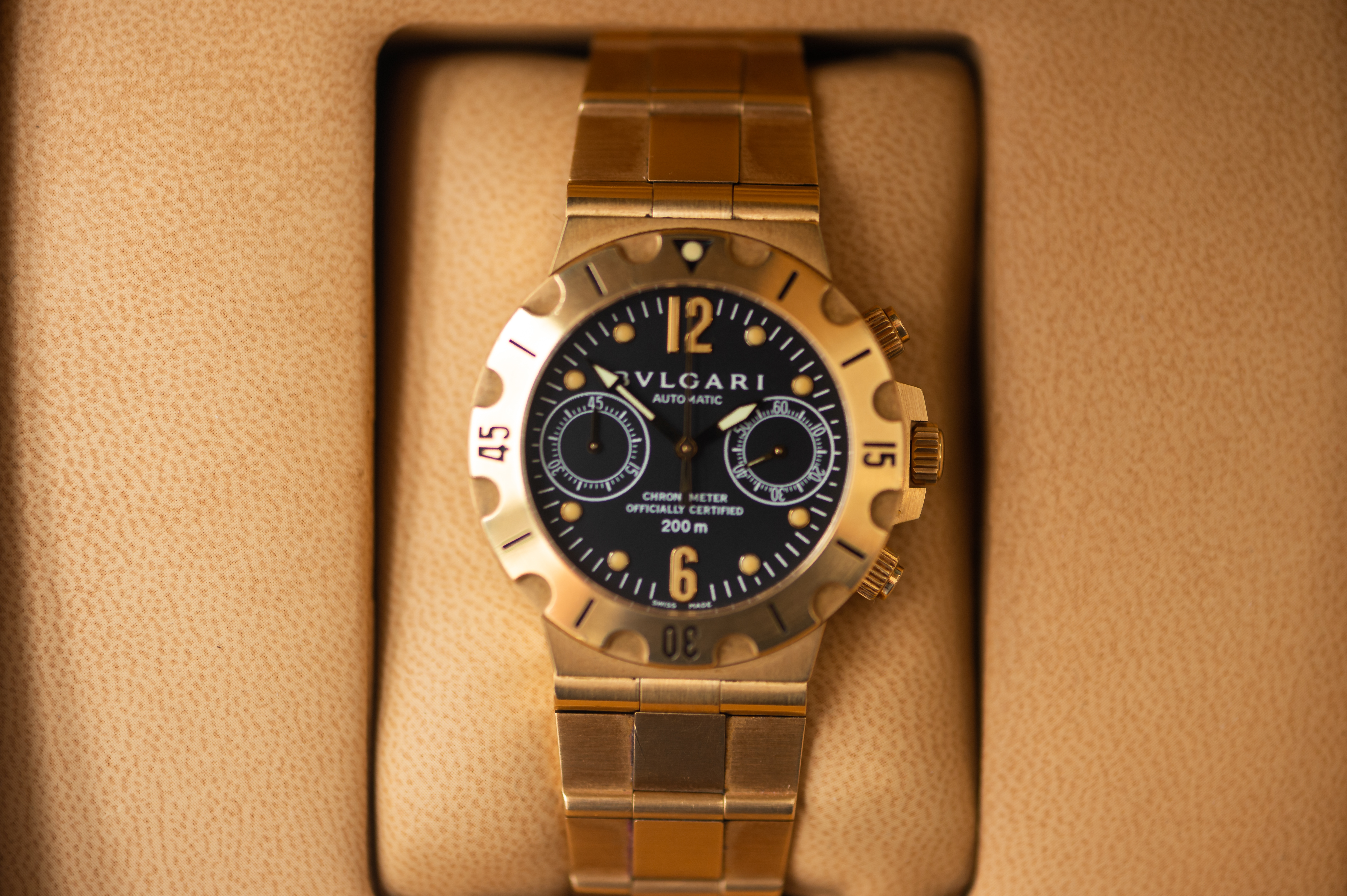 Bulgari scuba gold on sale