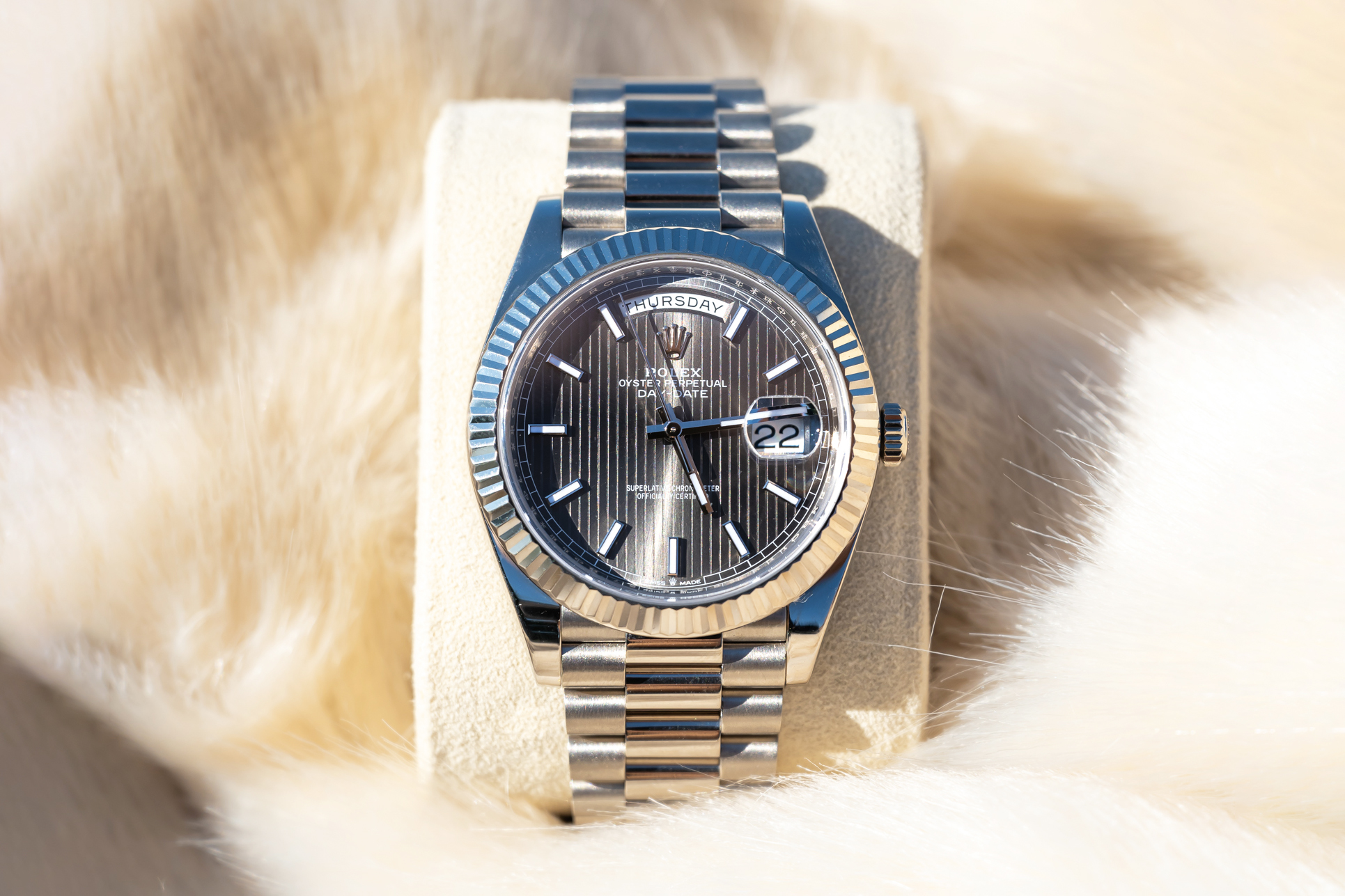 Oyster perpetual day date 40 clearance price