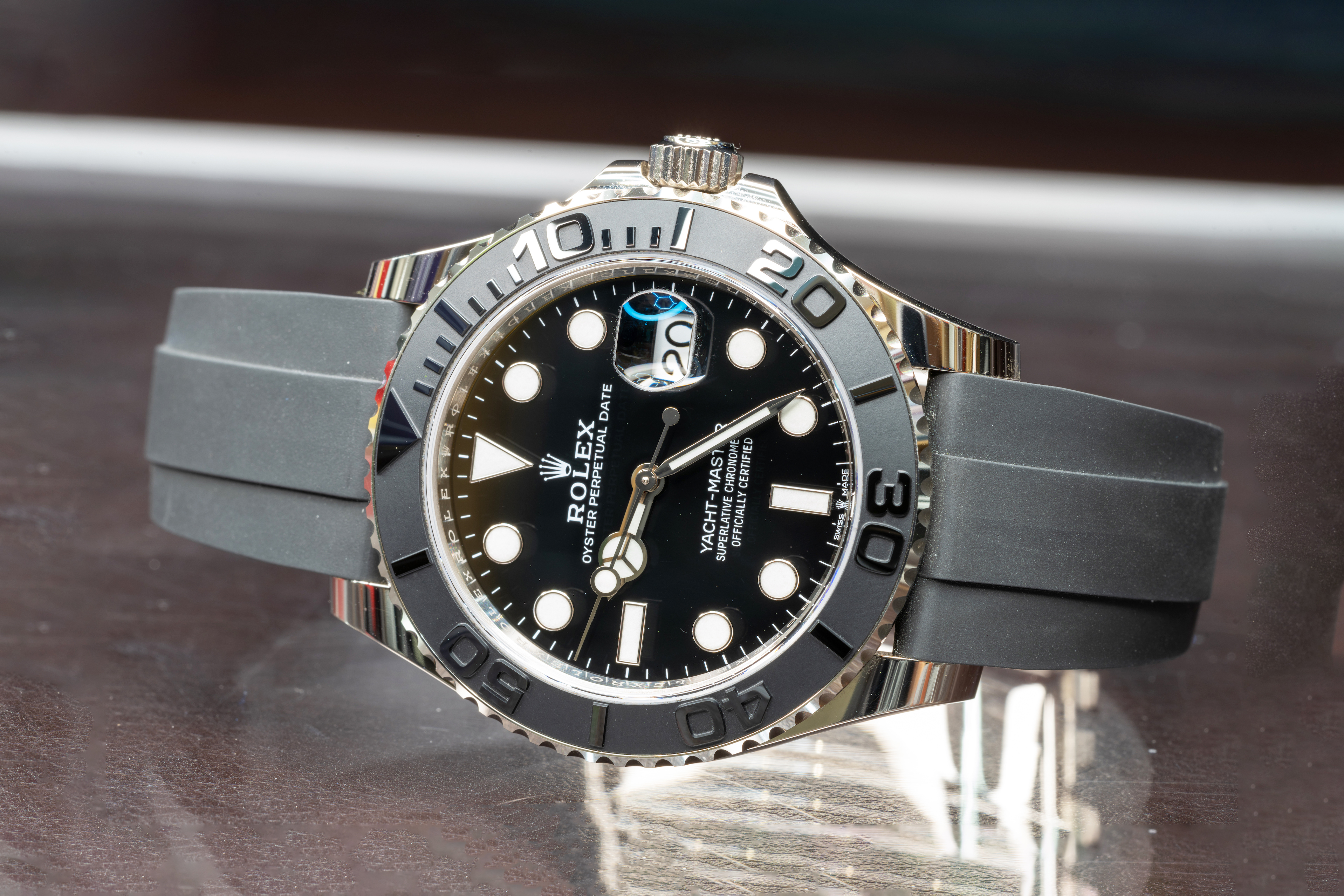 Rolex yacht master on sale 42 rubber strap