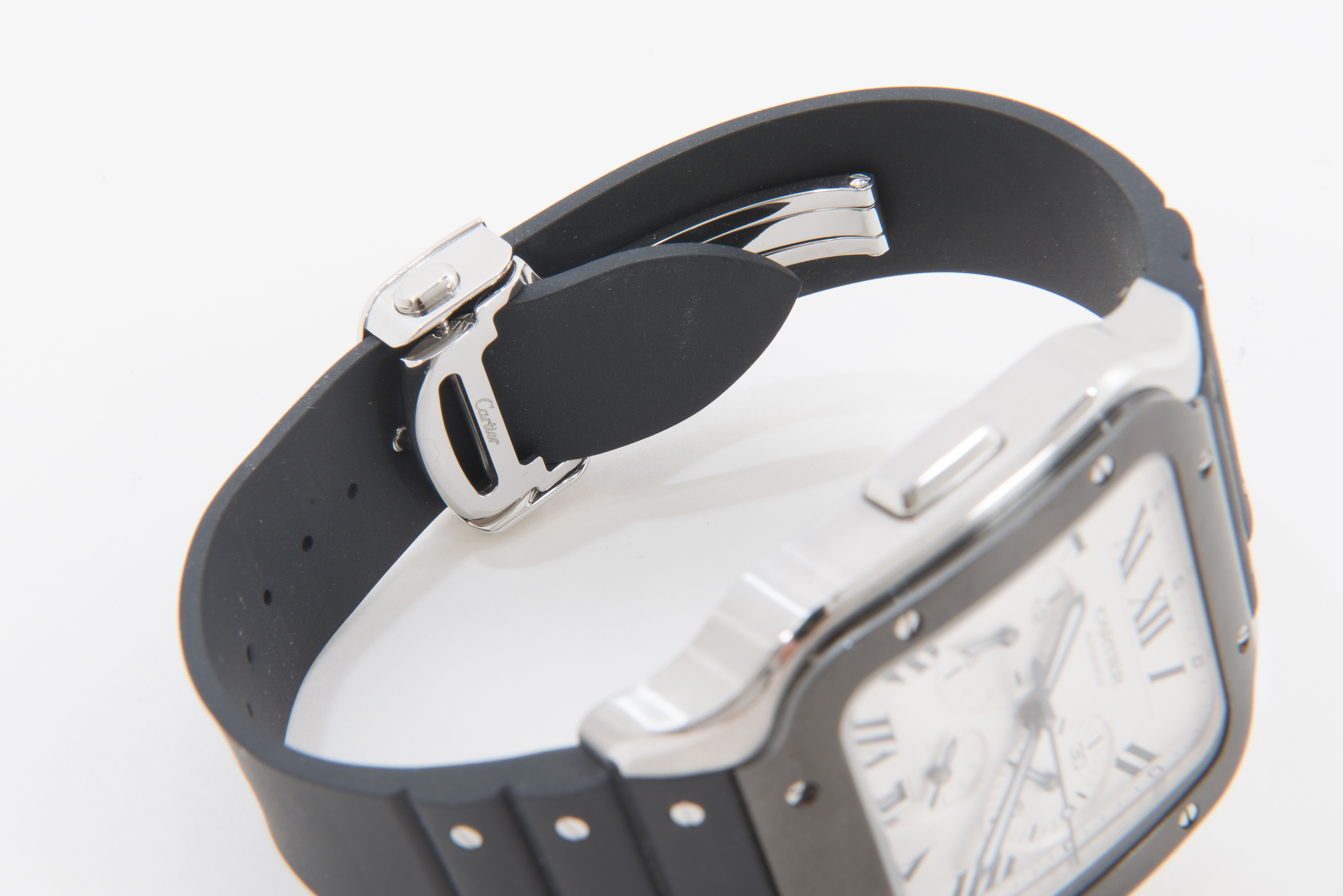 Cartier 2022 Santos de Cartier Watch, Large Model w/ Box Papers