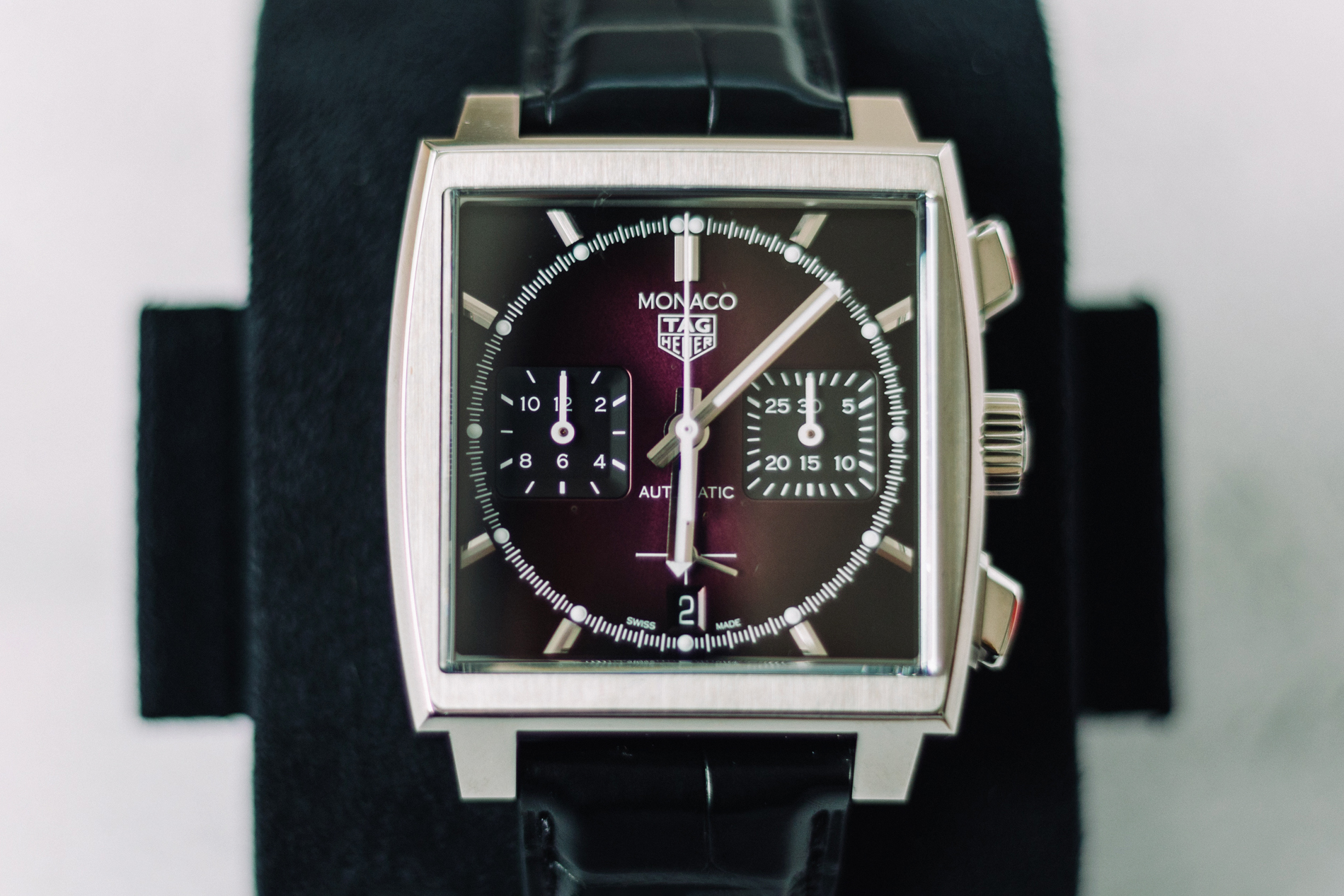 2022 TAG HEUER MONACO PURPLE DIAL LIMITED EDITION for sale in