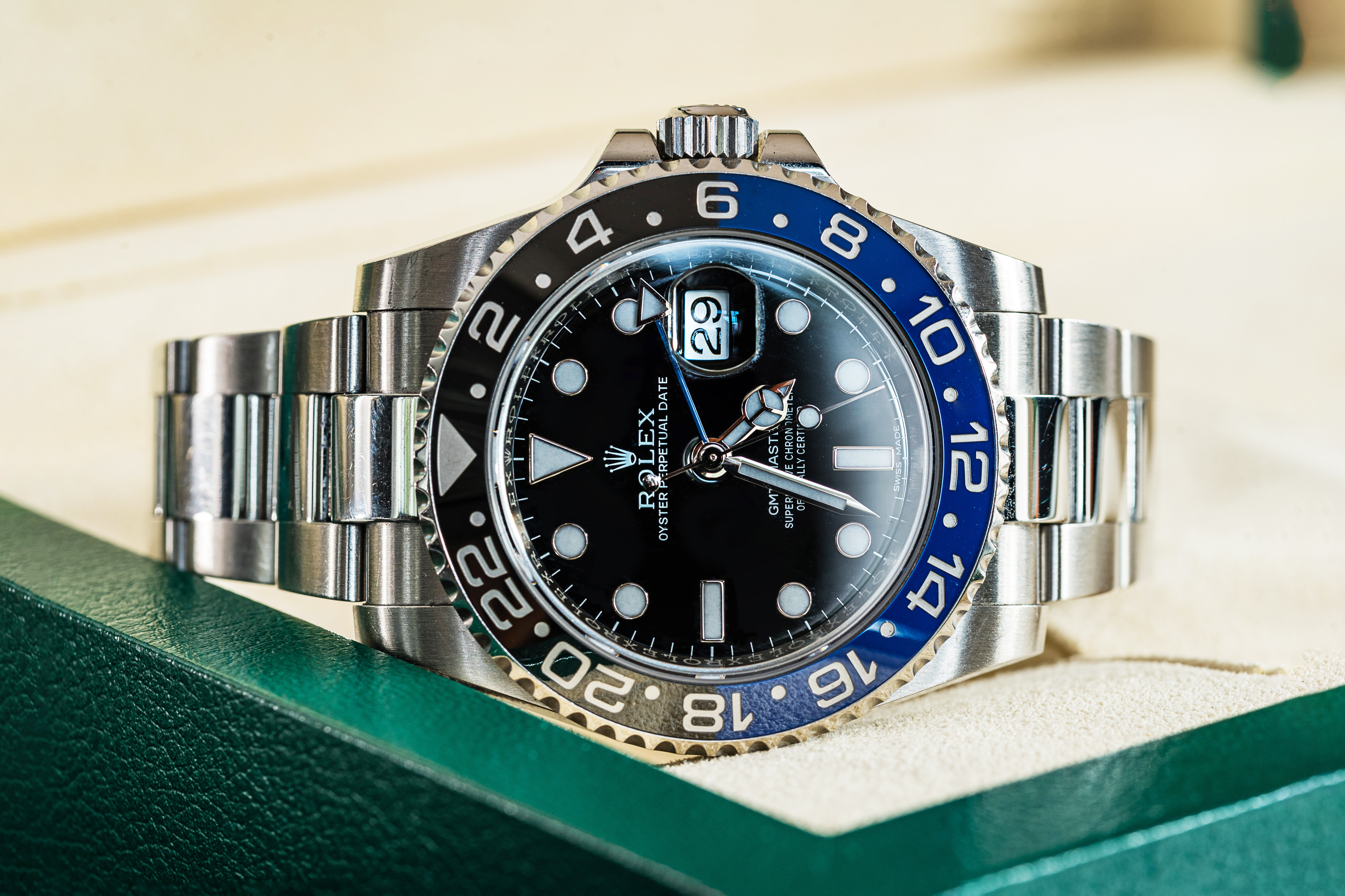 2015 ROLEX GMT MASTER II BATMAN for sale by auction in Loughton