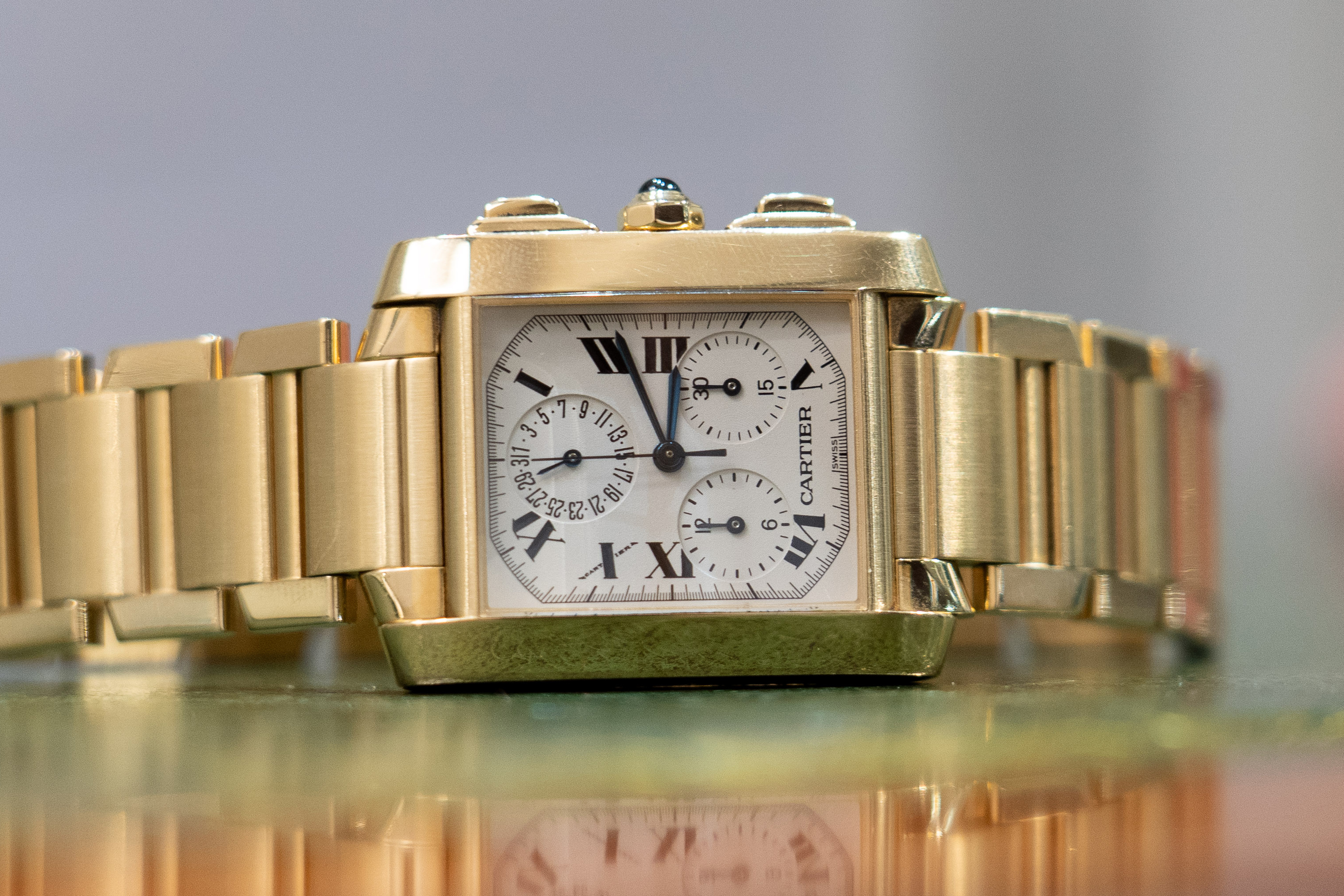 Cartier tank hot sale francaise chrono