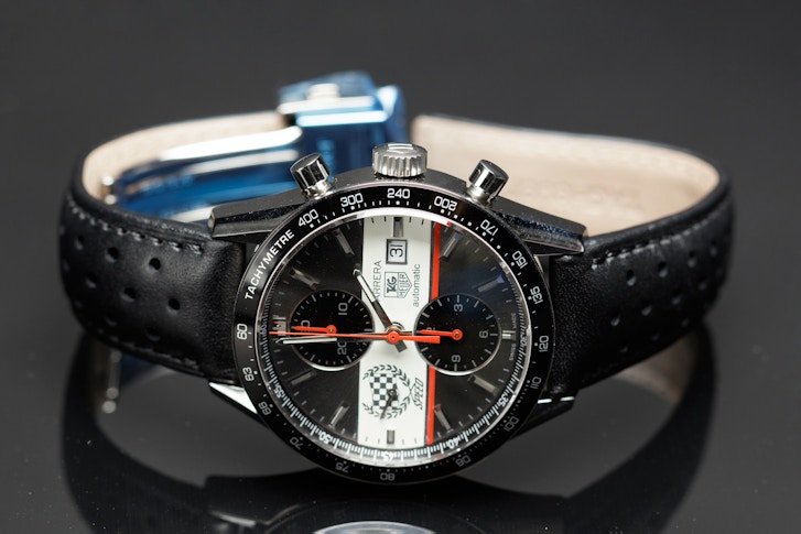 2012 TAG HEUER CARRERA 'GOODWOD F.O.S' - OWNED BY KARUN CHANDHOK main image