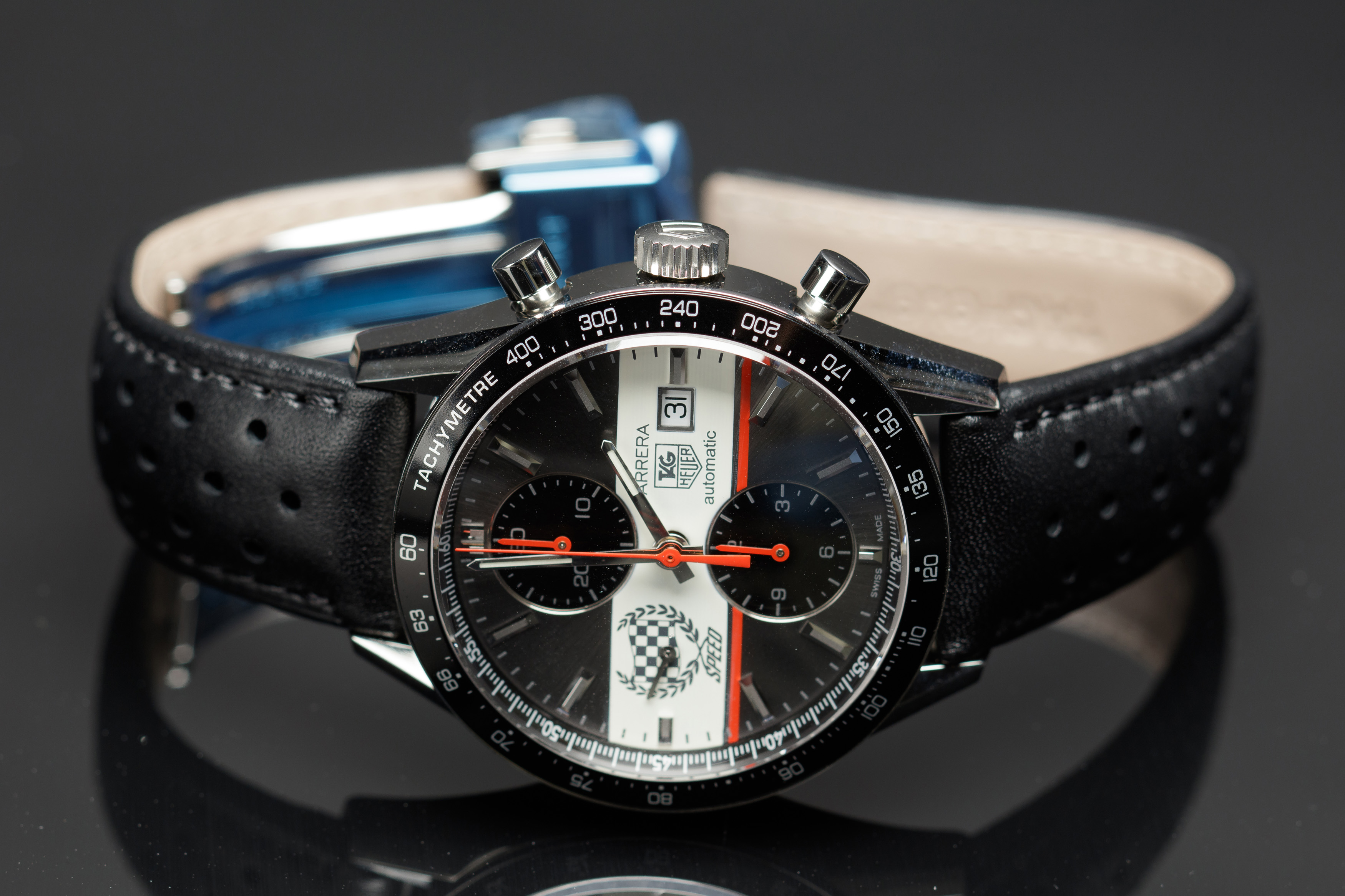 2012 TAG HEUER CARRERA GOODWOD F.O.S OWNED BY KARUN CHANDHOK