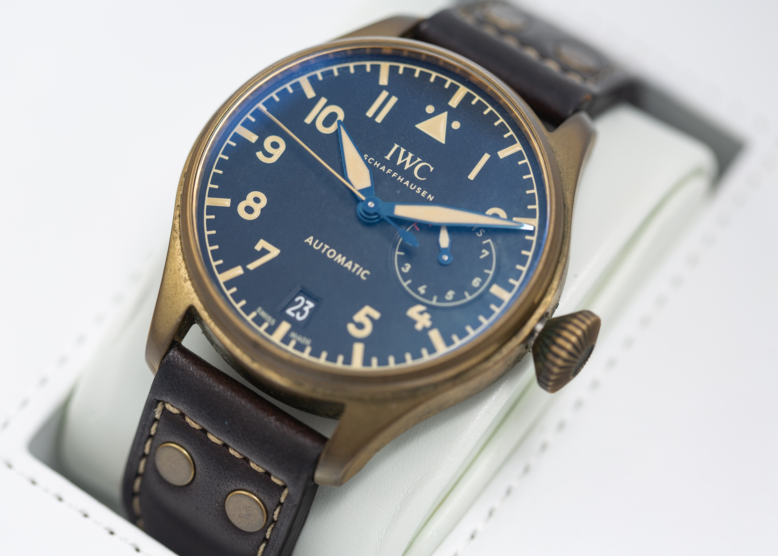 Iwc big cheap pilot heritage bronze