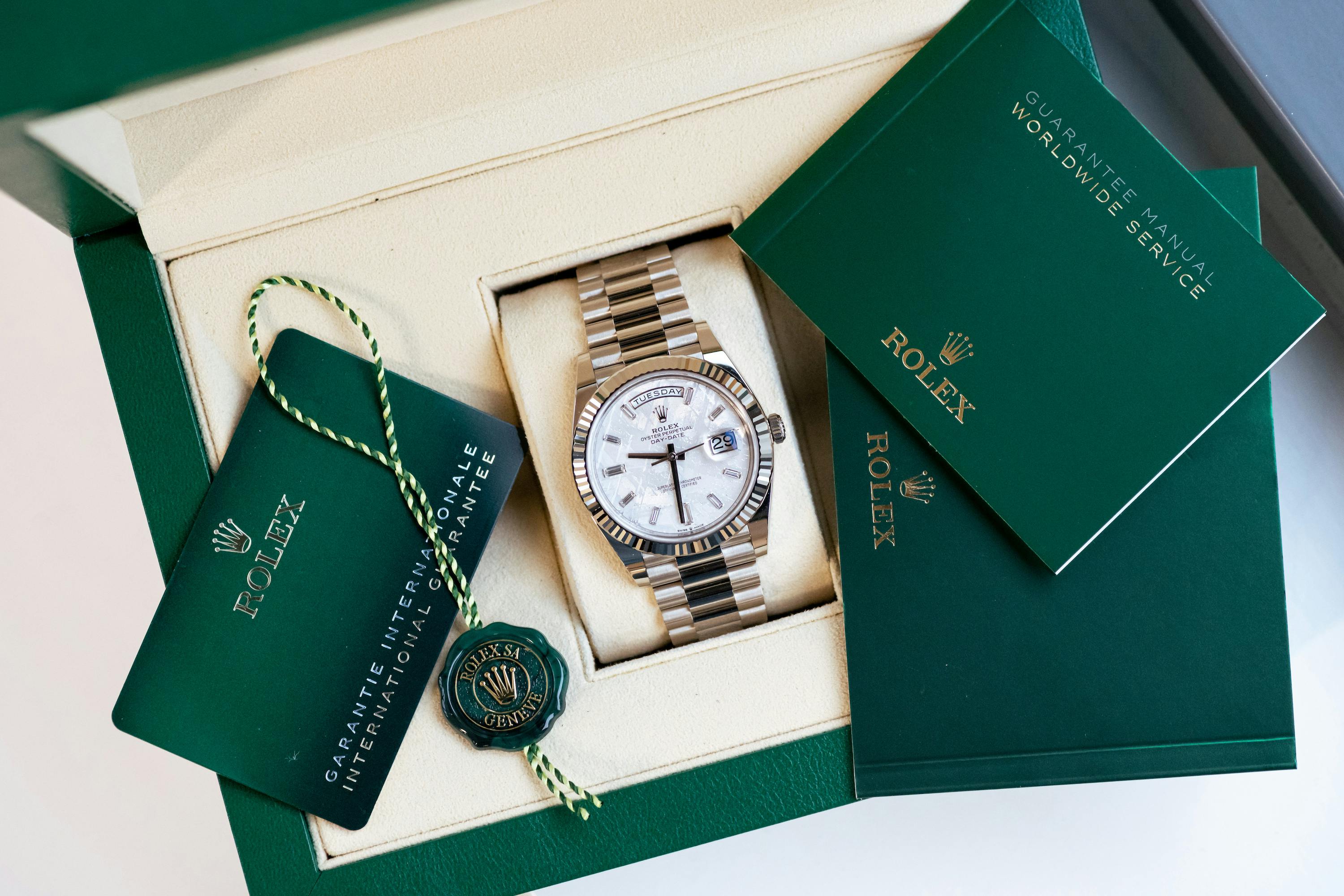 2022 ROLEX DAY-DATE 40 'METEORITE' for sale by auction in London ...