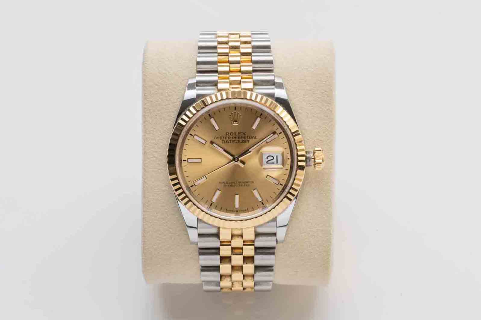 Rolex datejust 36 on sale bicolor