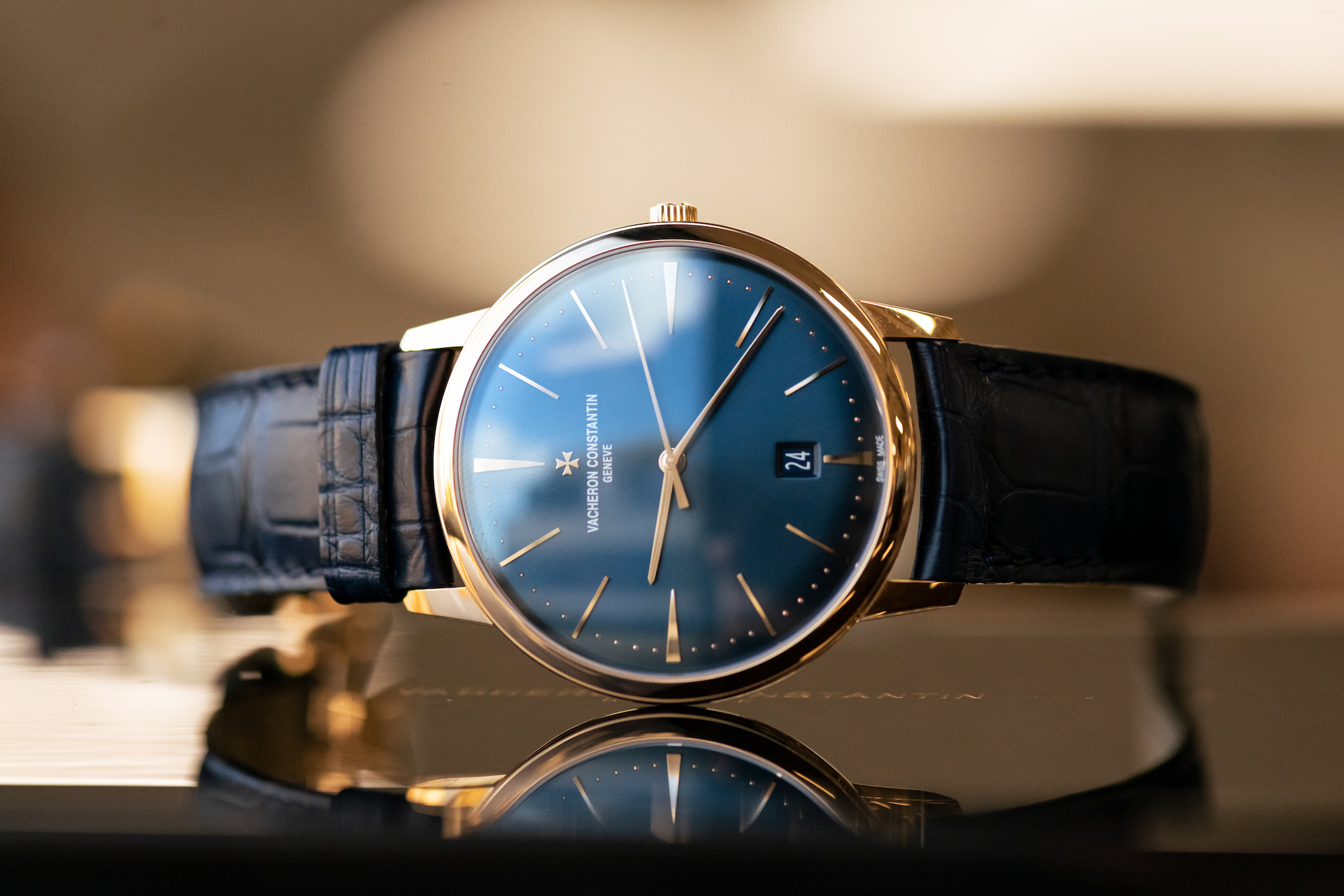 Vacheron constantin patrimony blue sale