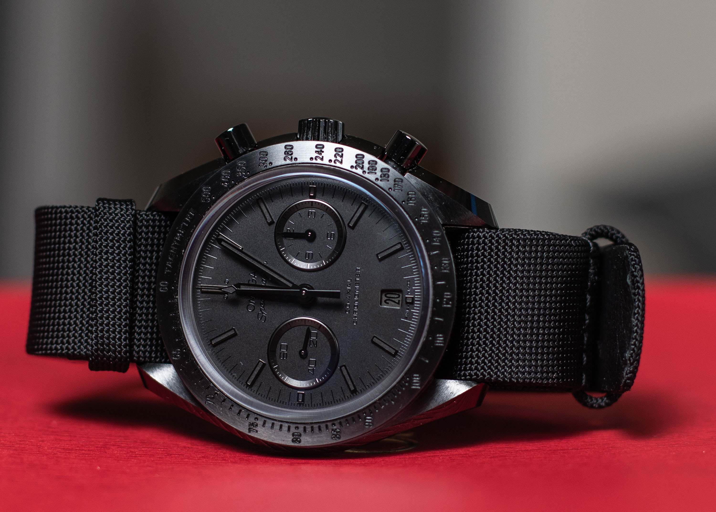 2018 OMEGA SPEEDMASTER DARK SIDE OF THE MOON BLACK BLACK for