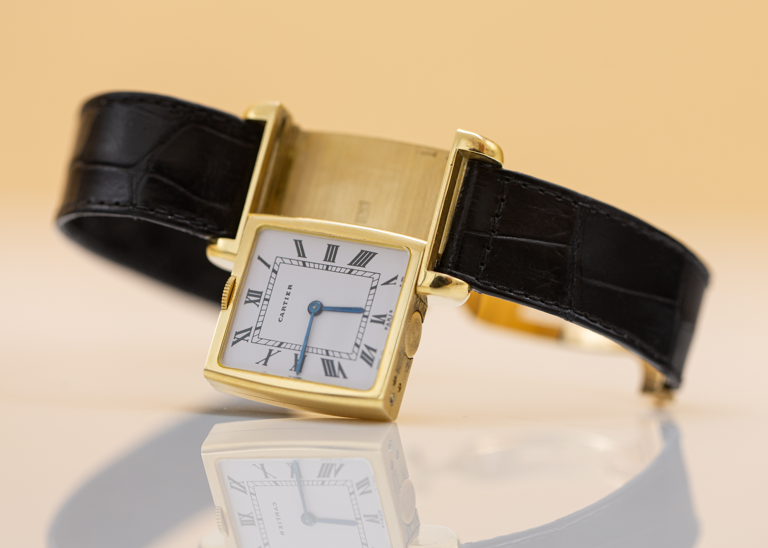 1970 S CARTIER DUAL TIME REVERSO for sale by auction in London