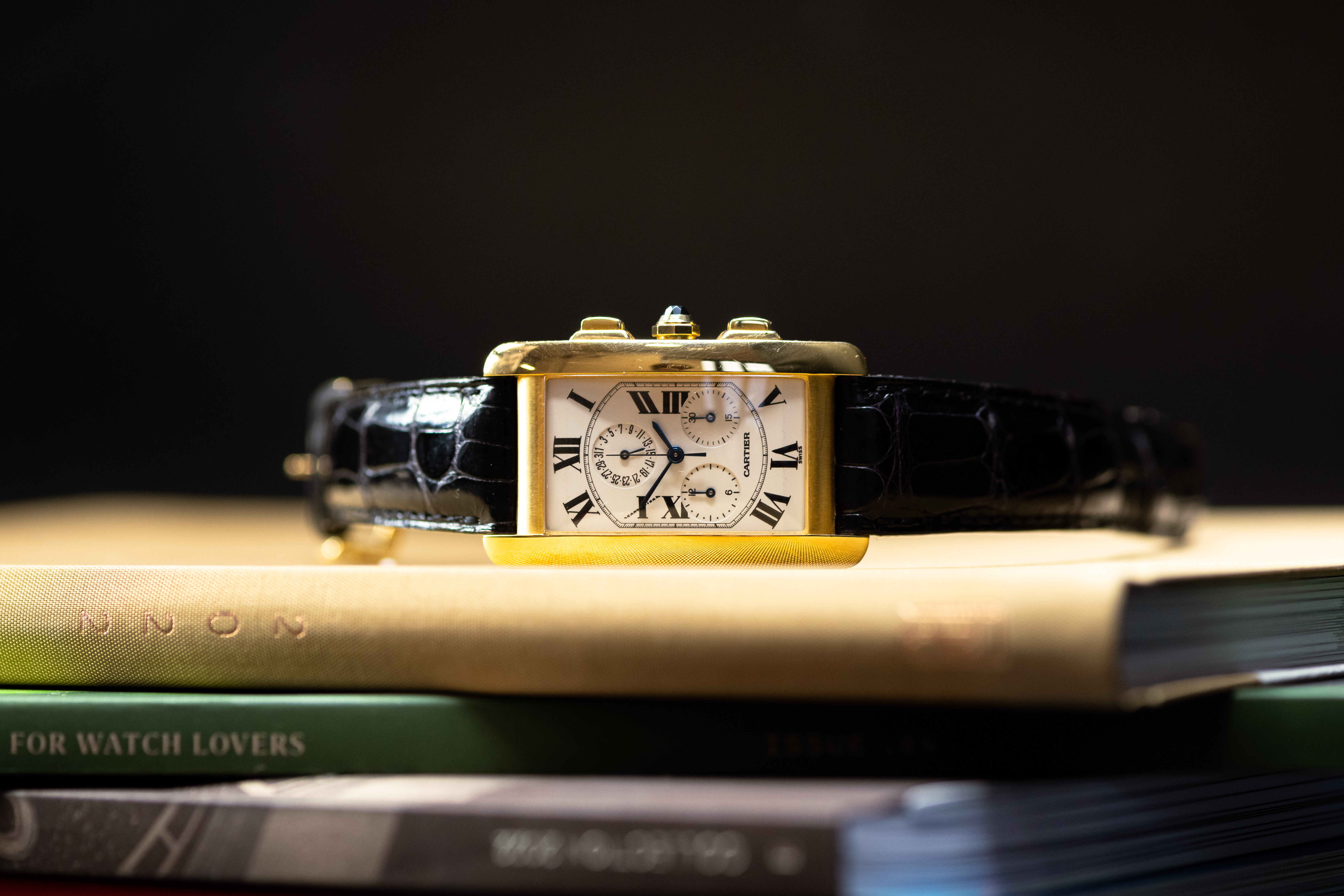 Cartier tank americaine on sale chronograph