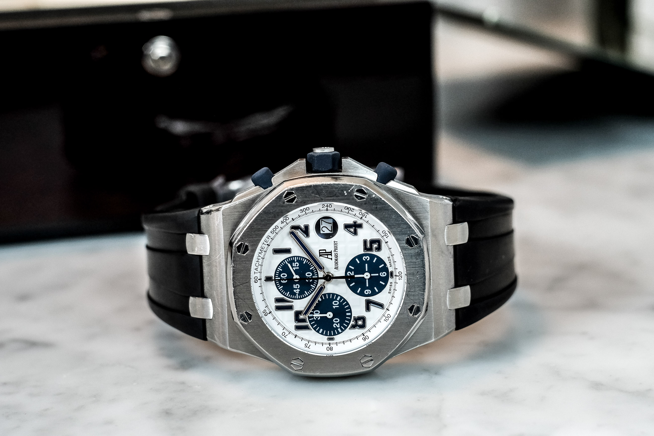 2010 AUDEMARS PIGUET ROYAL OAK CHRONOGRAPH NAVY for sale by