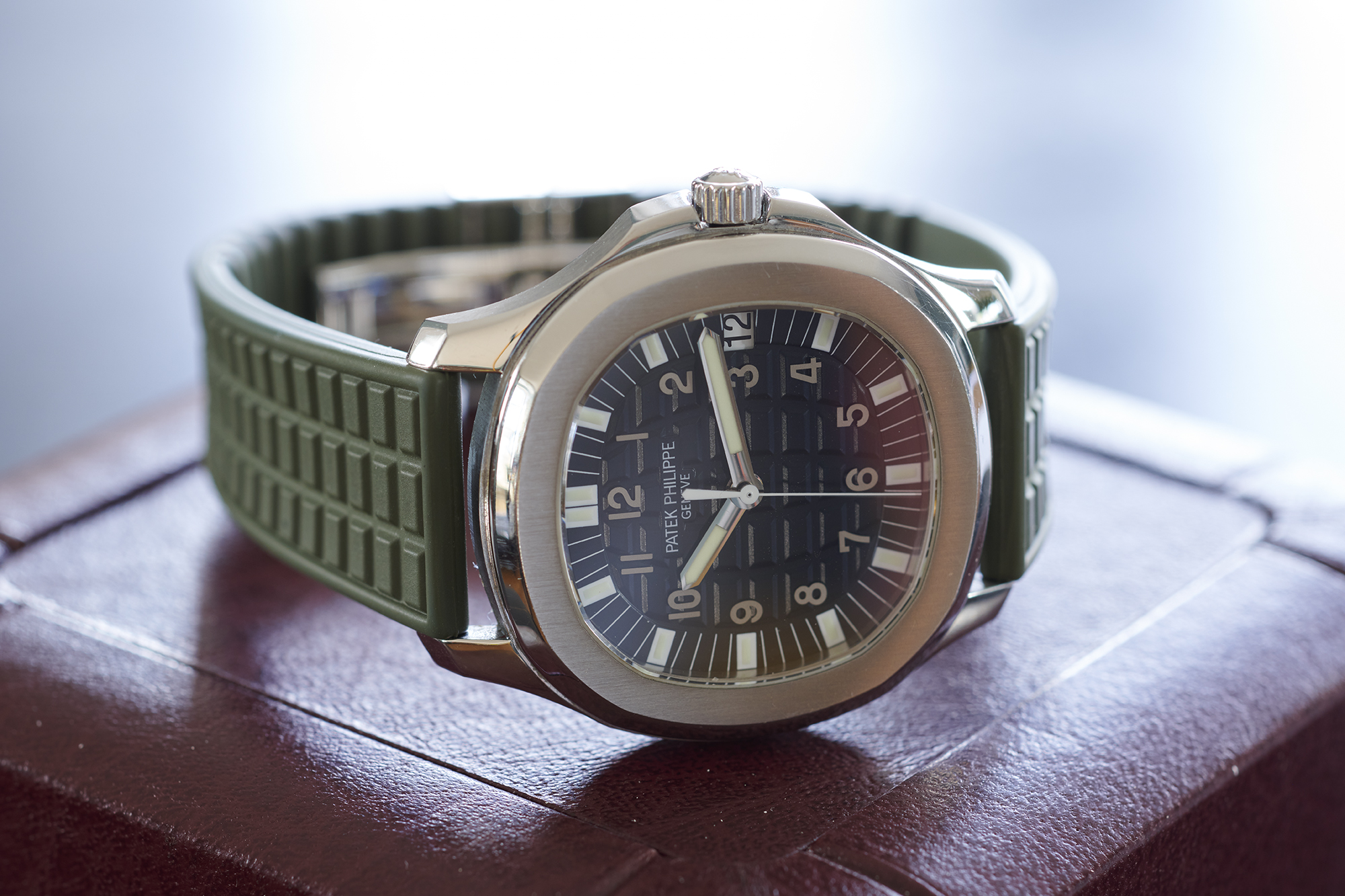 Patek 2024 green strap