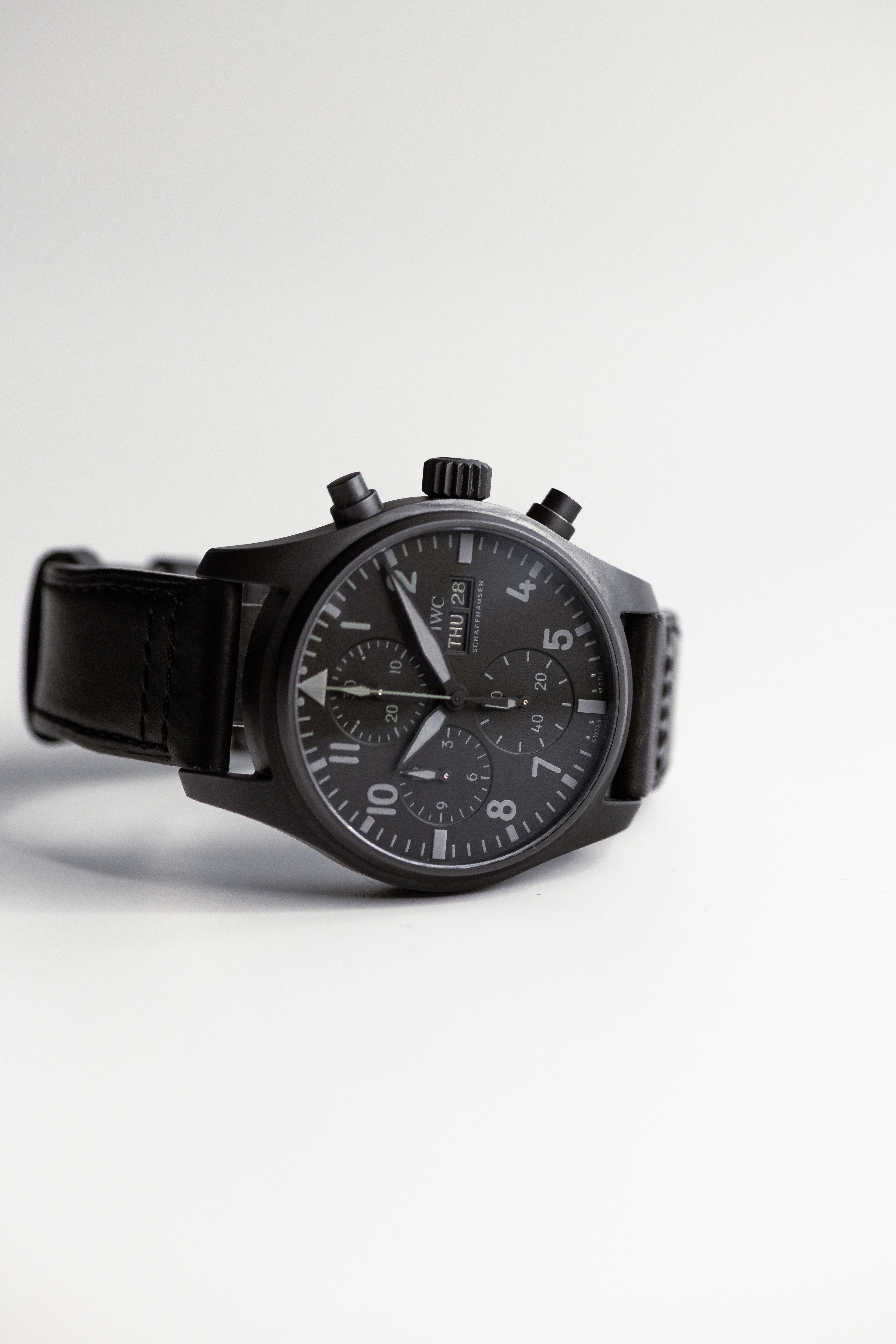 2022 IWC PILOT S WATCH CHRONOGRAPH 41 TOP GUN CERATANIUM for sale