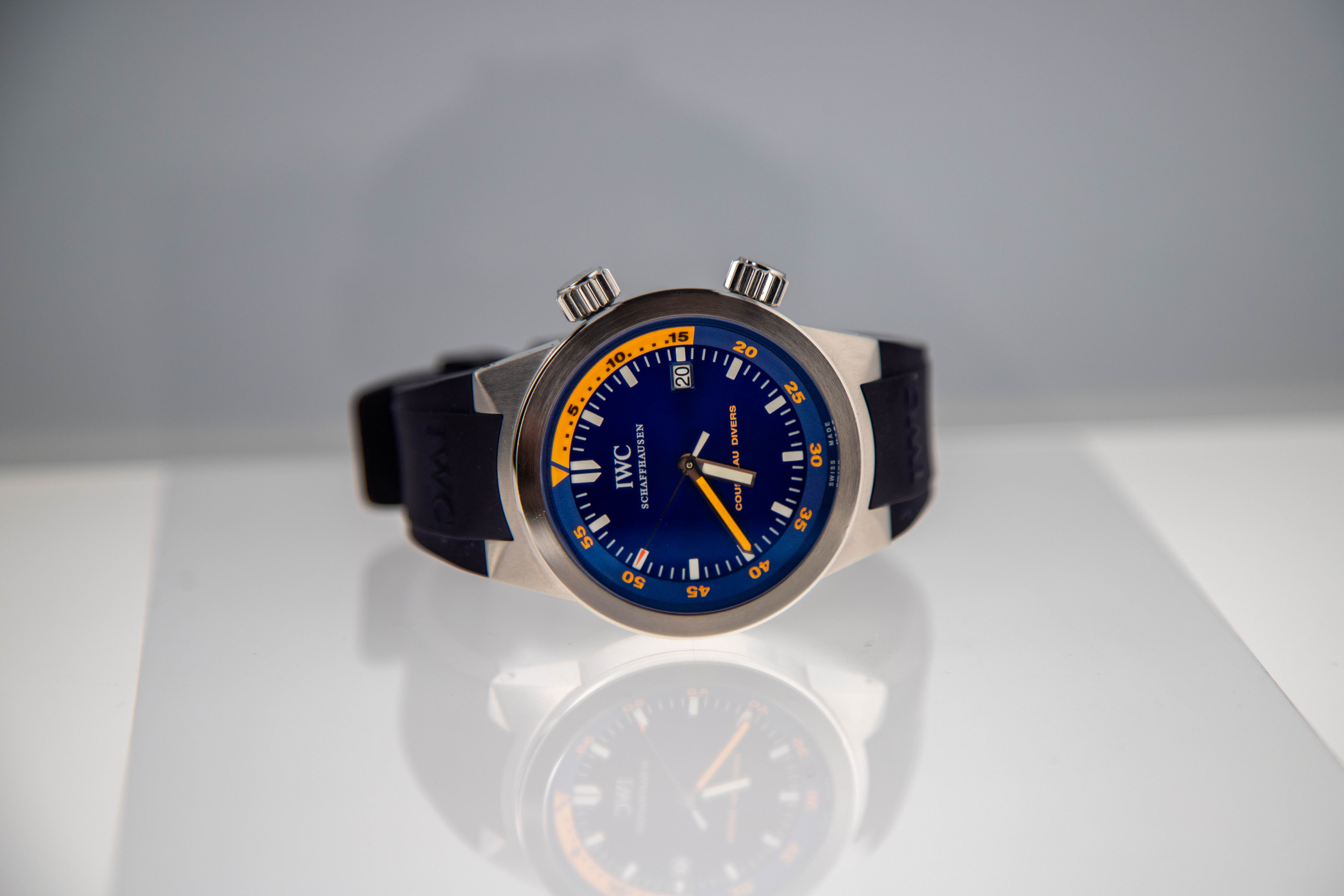 Iwc aquatimer online cousteau