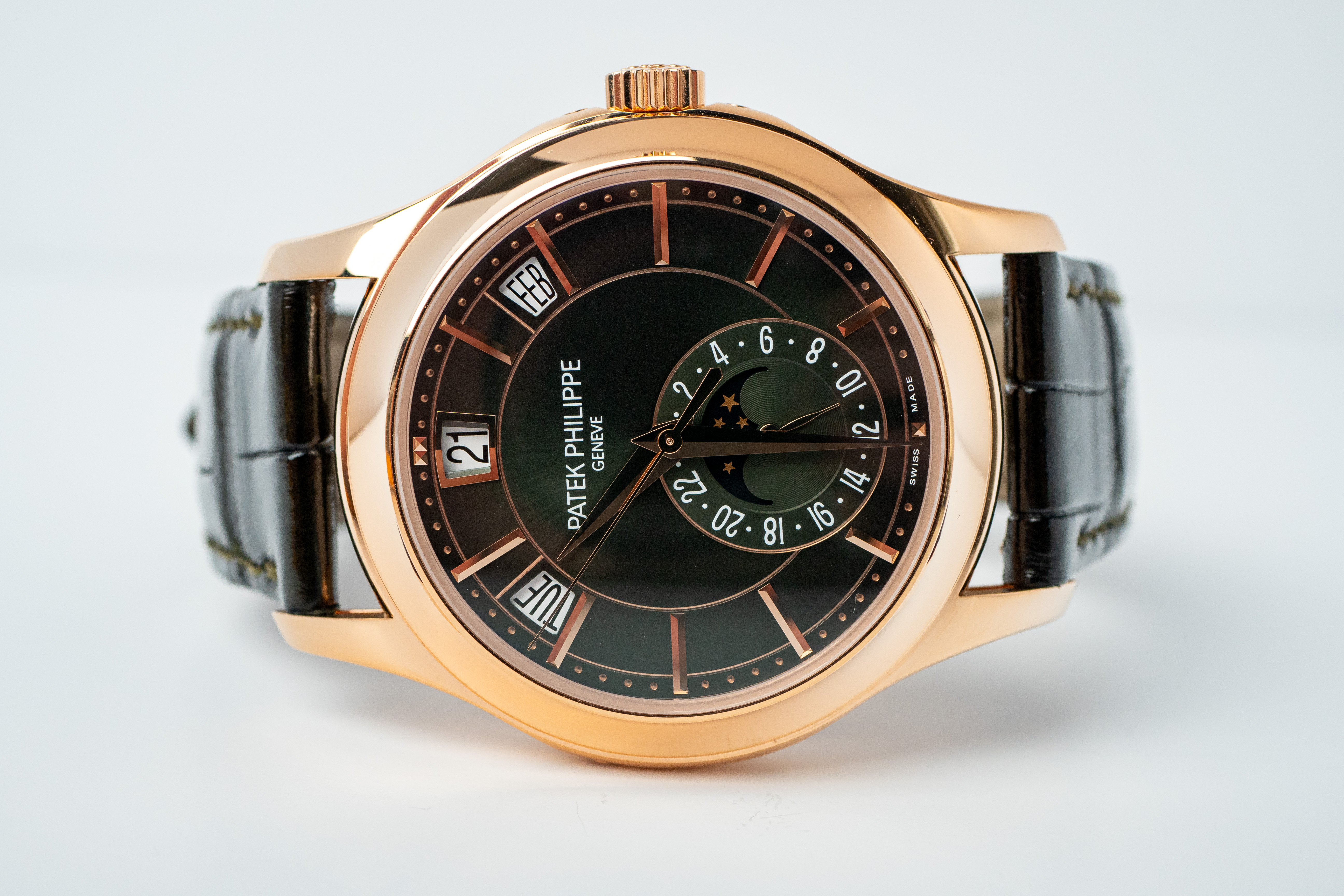 Patek philippe annual discount calendar rose gold