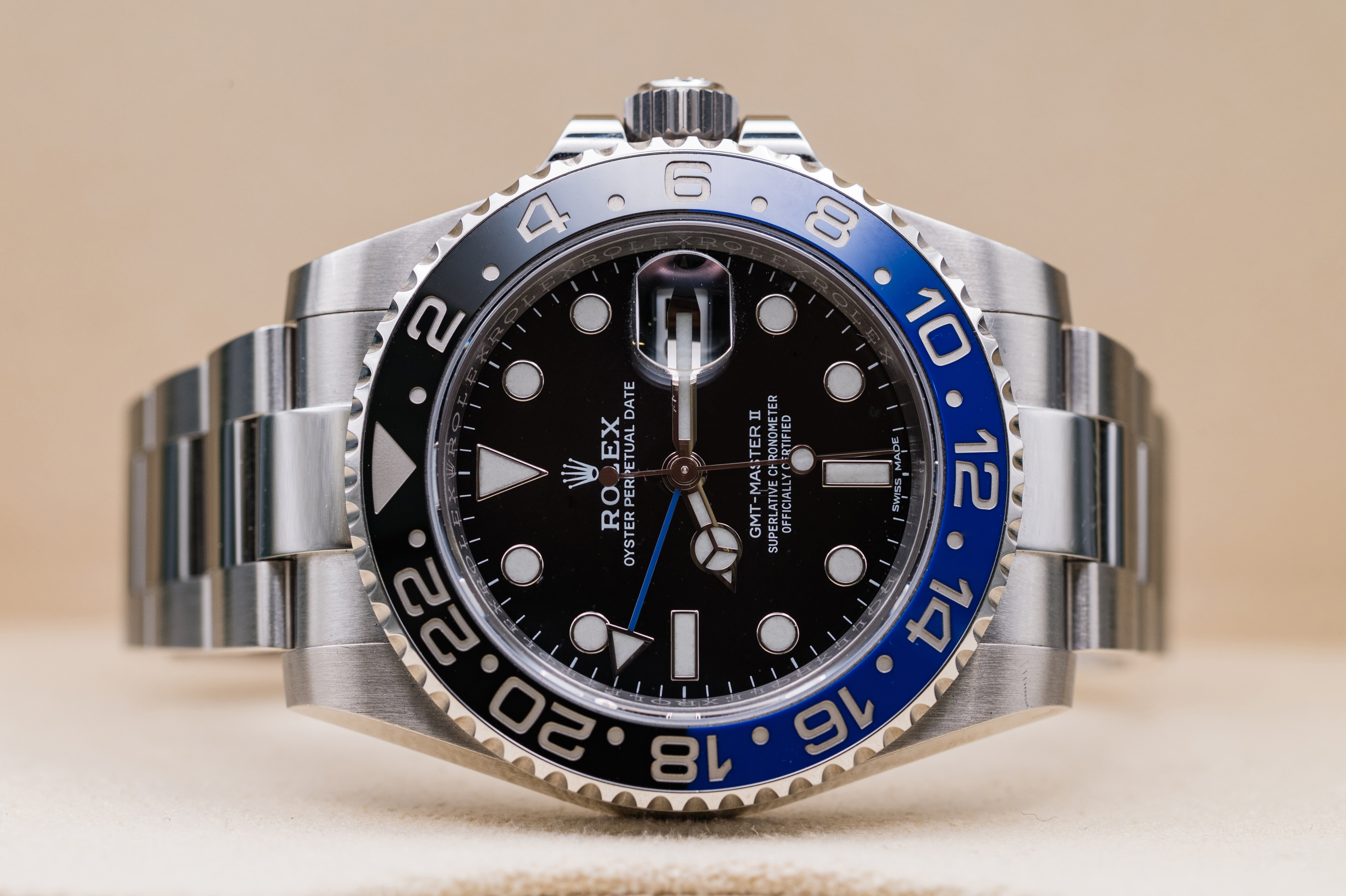 Rolex gmt batman on sale 2018