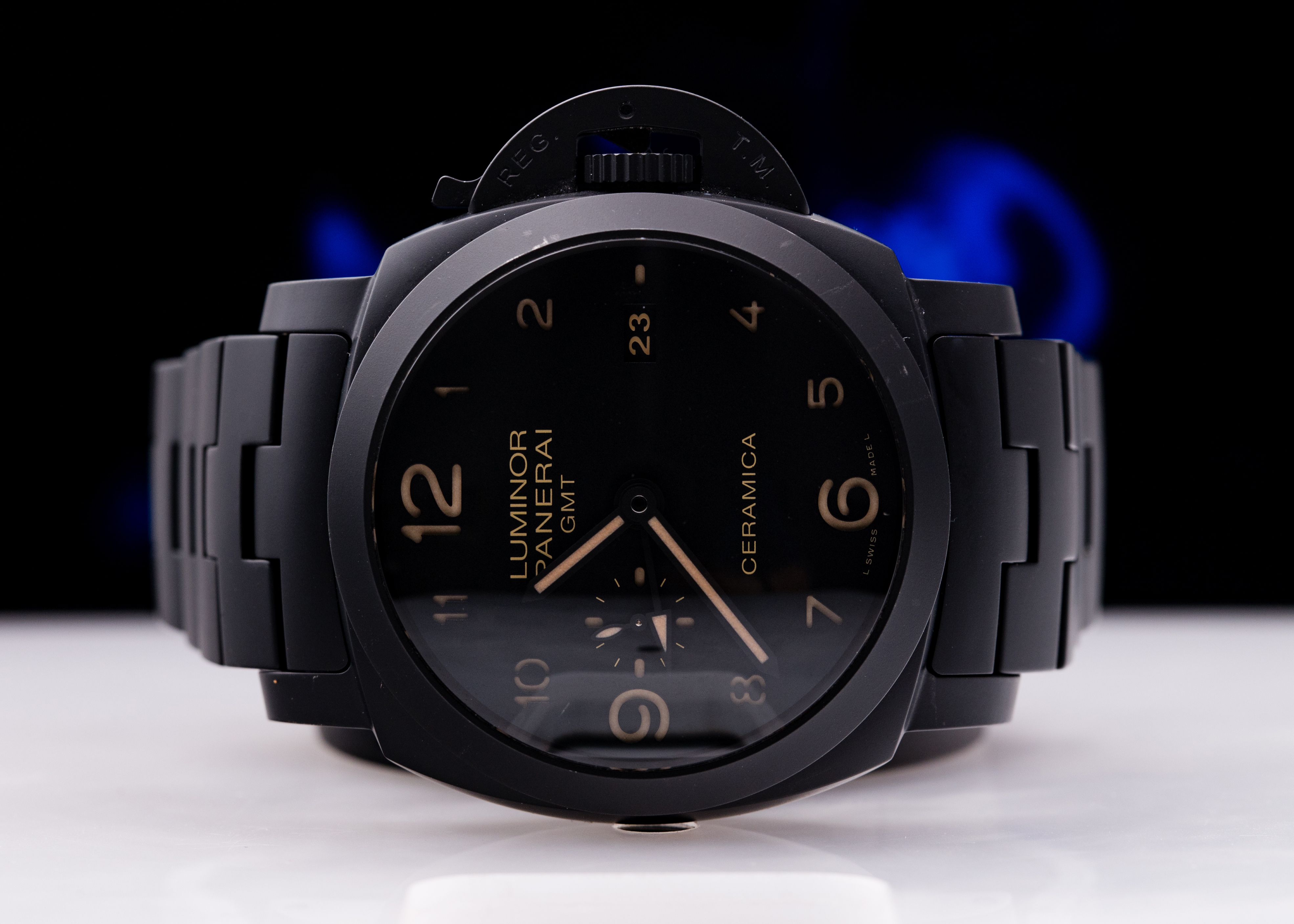 2010S PANERAI LUMINOR 1950 TUTTONERO GMT for sale by auction in