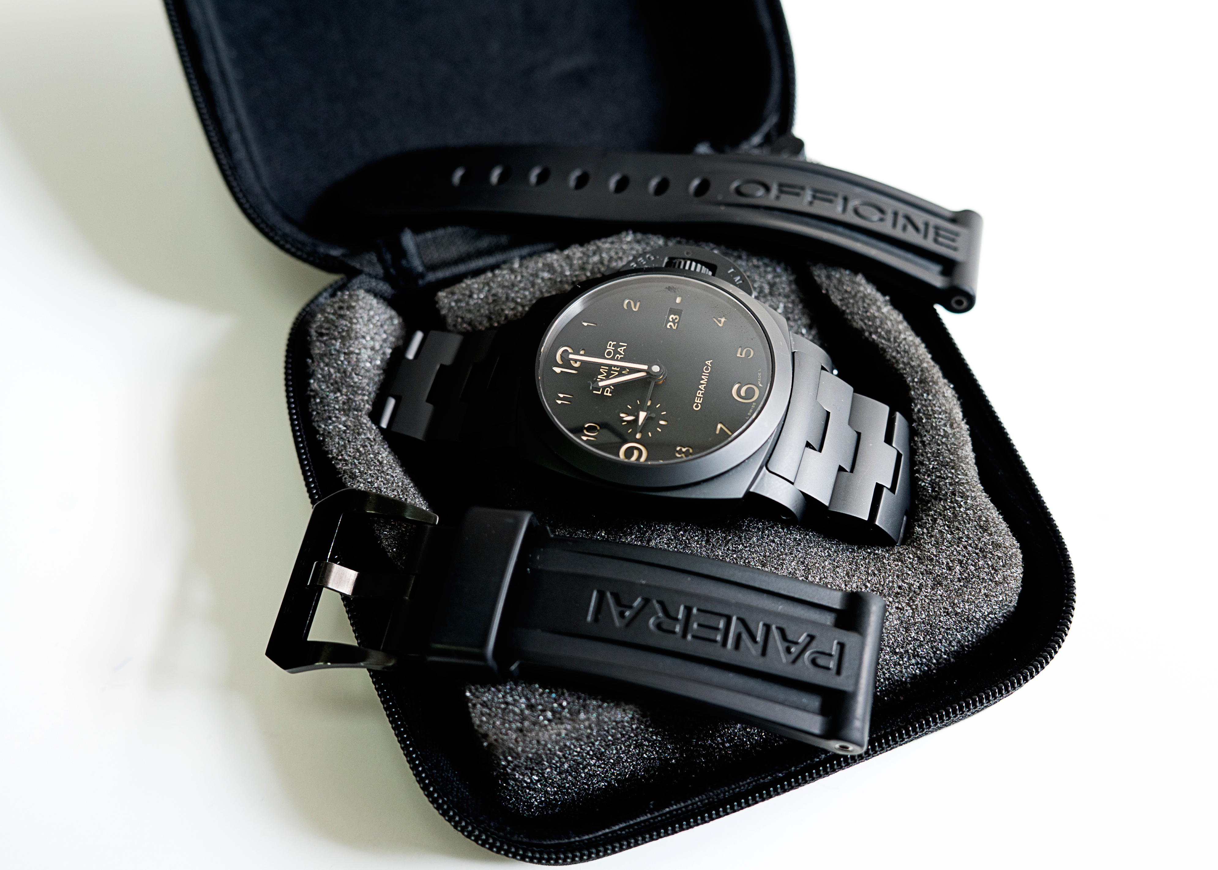 2010S PANERAI LUMINOR 1950 TUTTONERO GMT for sale by auction in