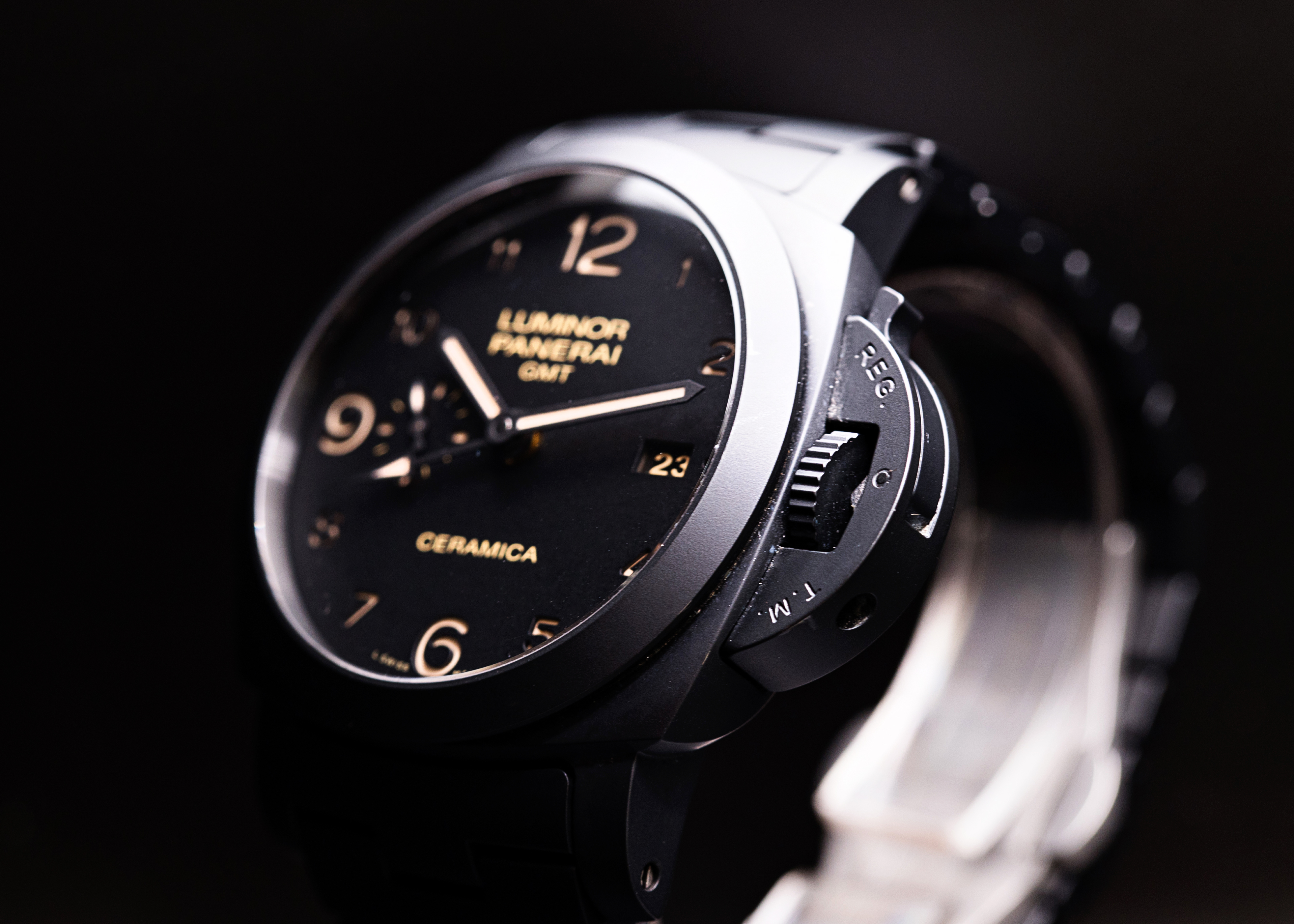 2010S PANERAI LUMINOR 1950 TUTTONERO GMT for sale by auction in